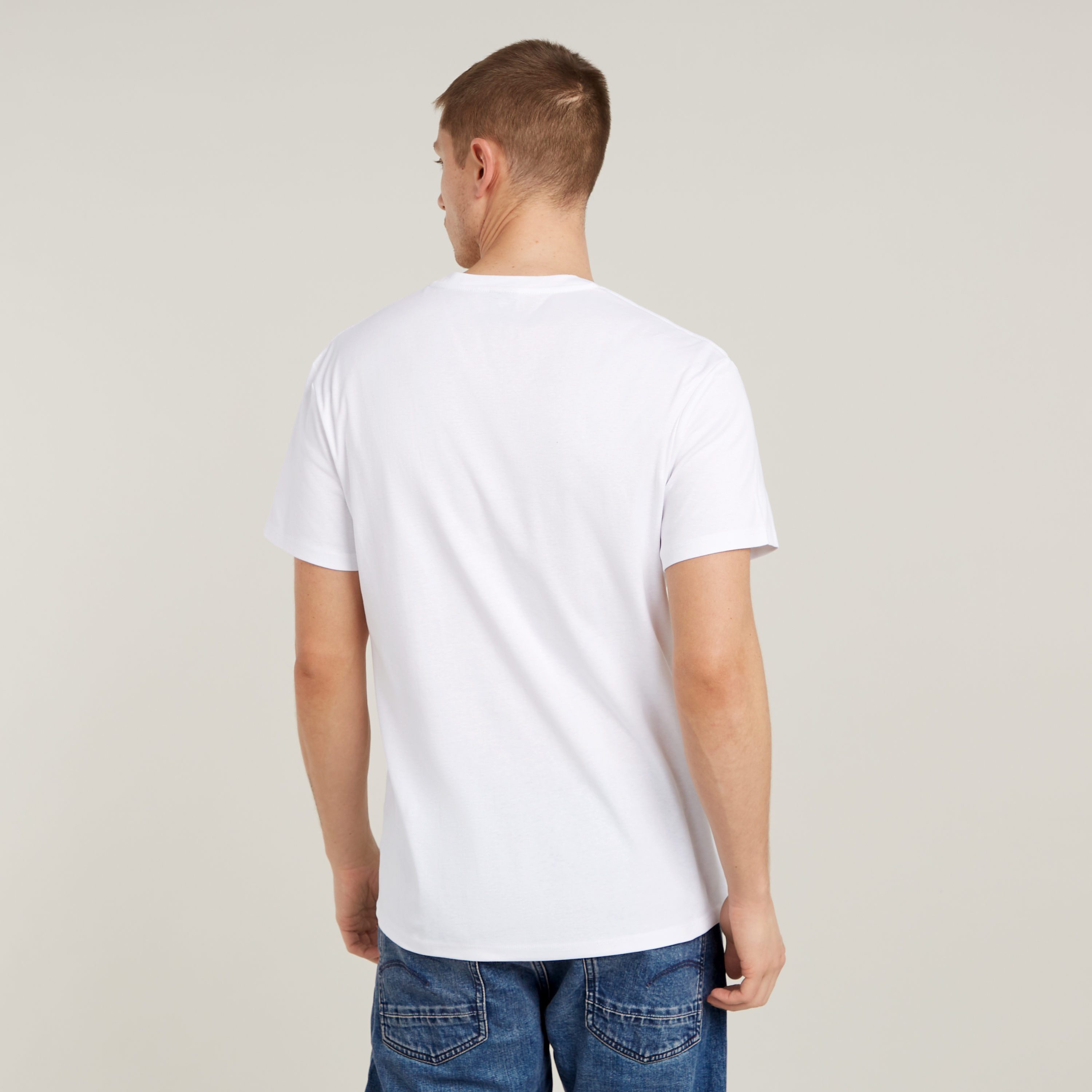 G-Star RAW Shirt met V-hals in tweepack (set, 2-delig)