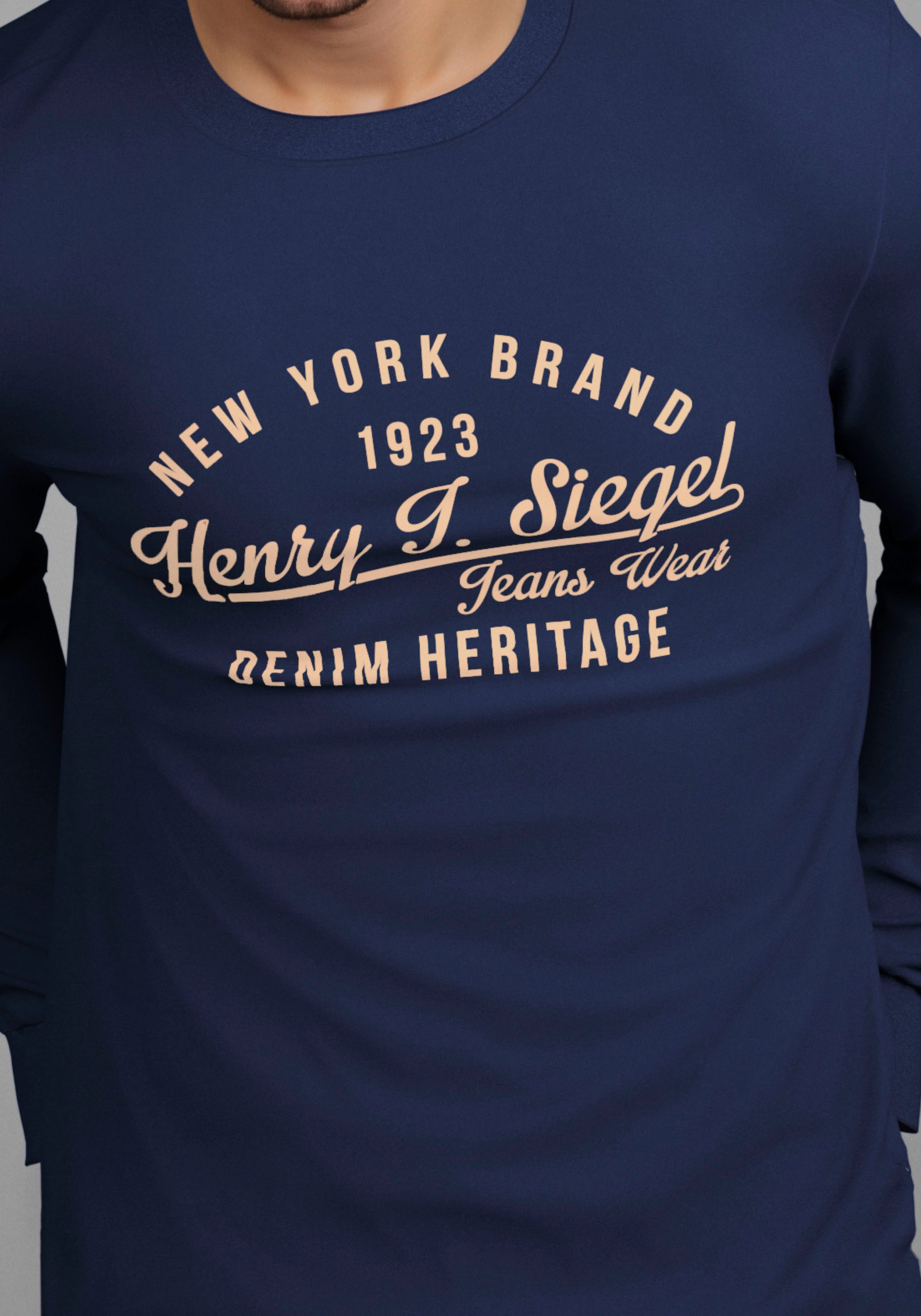 H.I.S Shirt met ronde hals Nieuwe collectie!