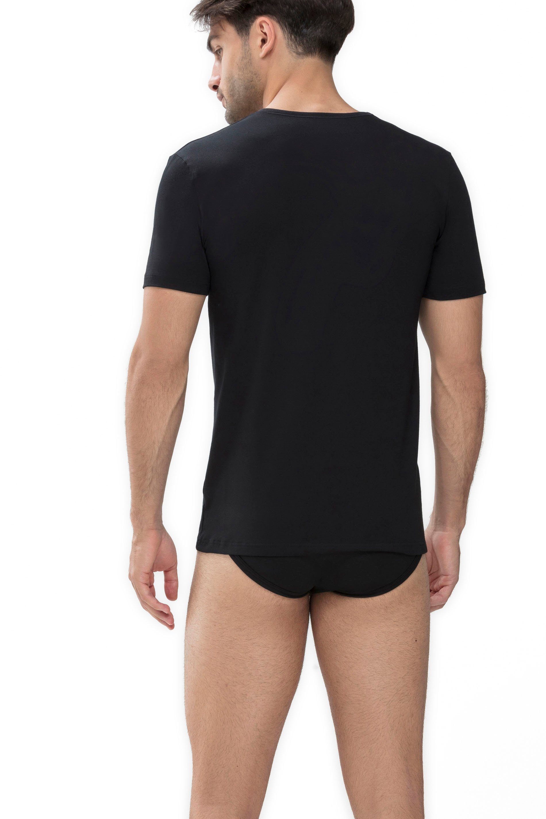 Mey Shirt voor eronder Dry Cotton met v-hals en halve mouwen