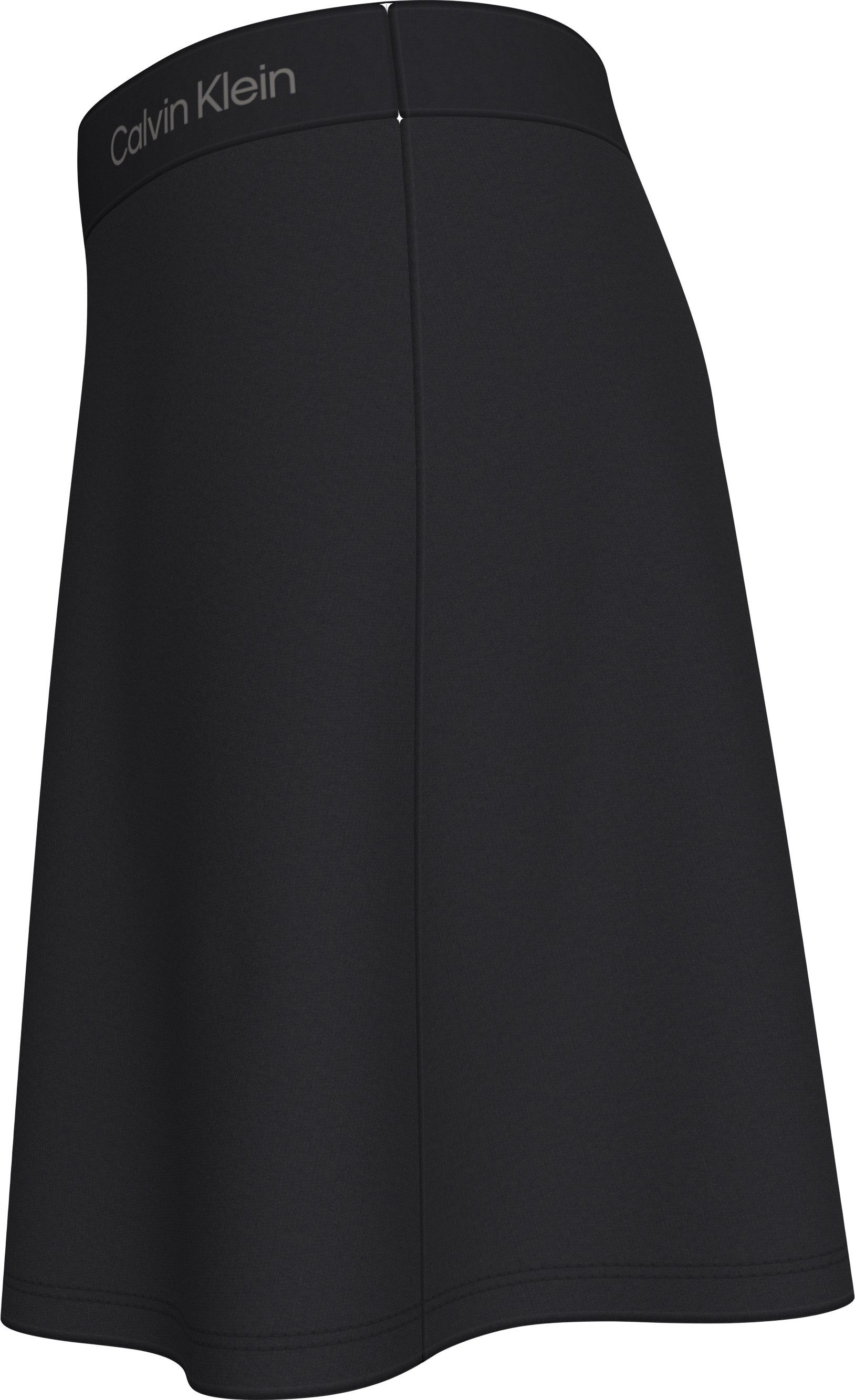 Calvin Klein Minirok LOGO TAPE FLARE PUNTO SKIRT voor kinderen tot 16 jaar, met elastische tailleband