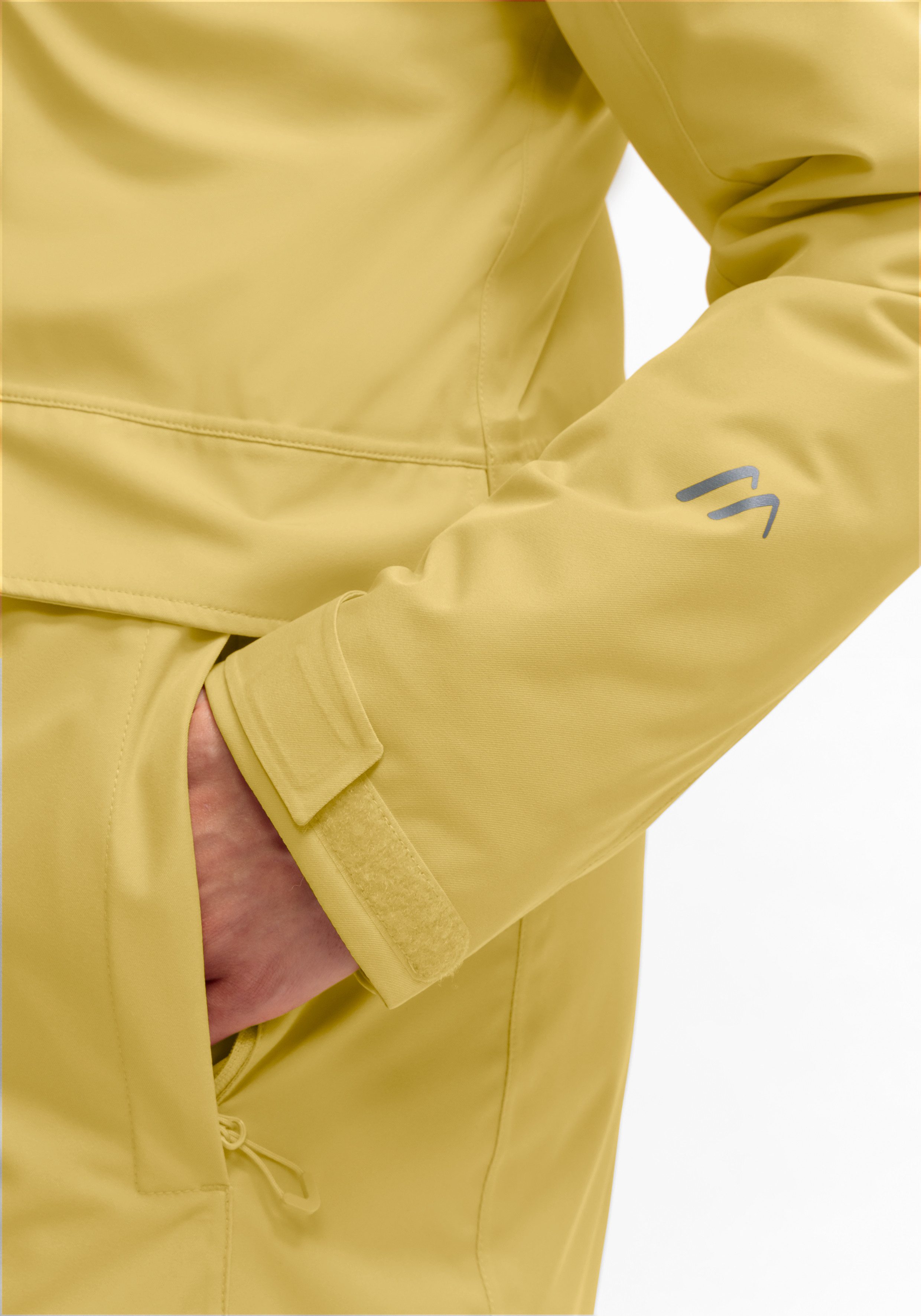 Maier Sports Functionele jas Lisbon Coat Dames Jas waterdicht losse pasvorm comfortabele snit
