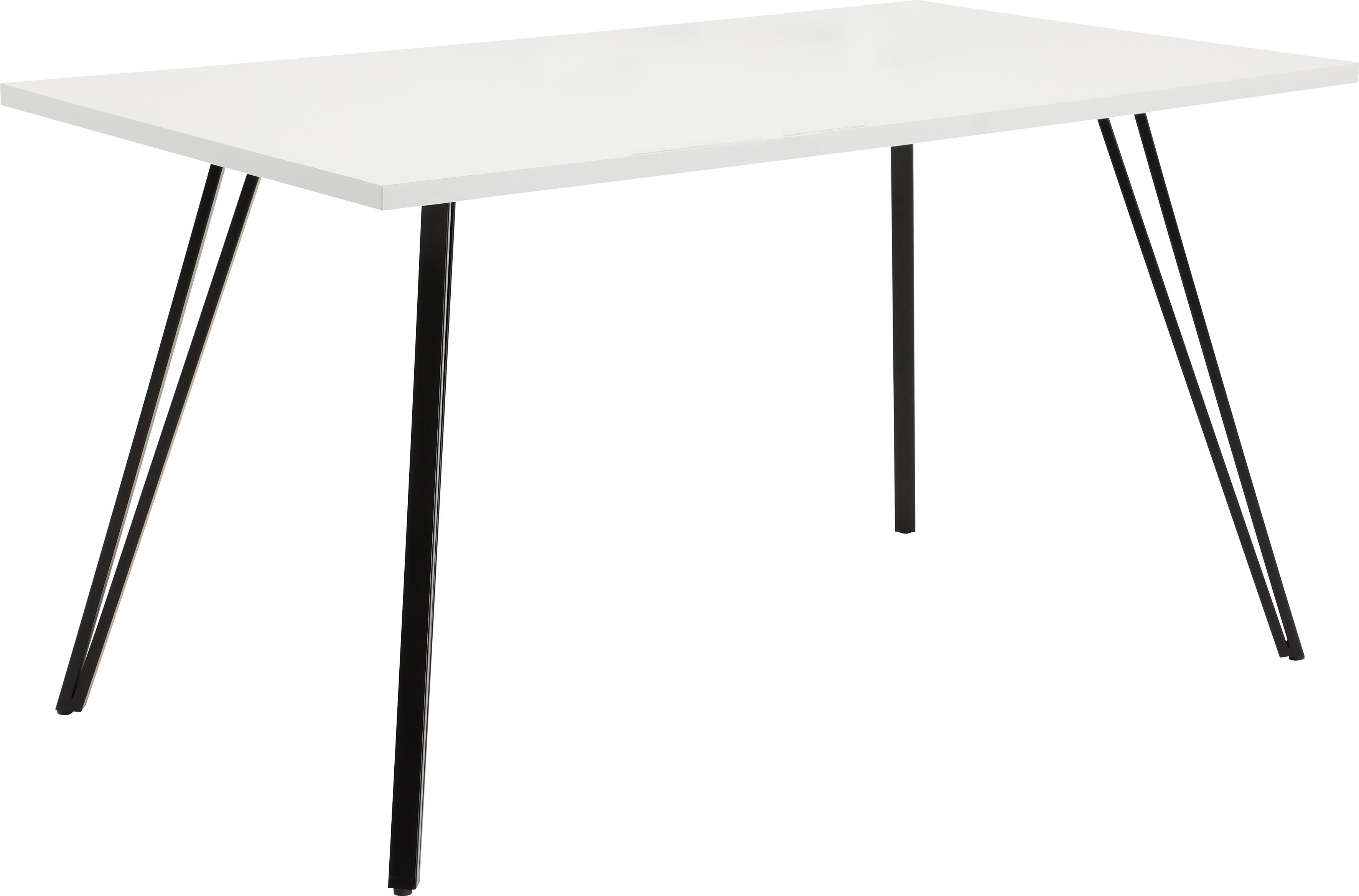 HELA Eethoek JENN Tafel hoogglans, 4 stoelen BESTSELLER, eetkamer groep (5-delig)