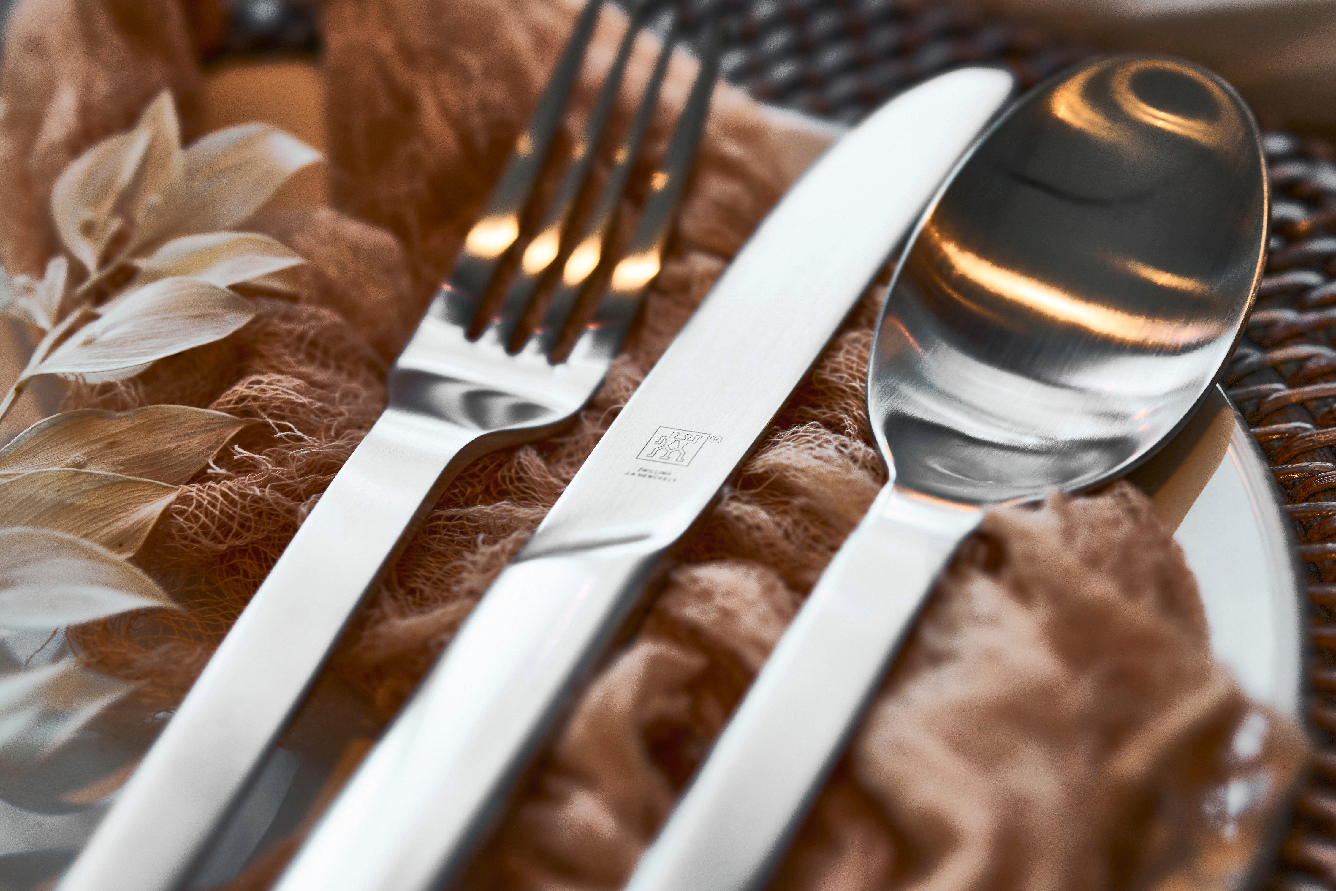 Zwilling Bestekset MINIMALE roestvrij staal 18/10, gematteerd, vaatwasmachinebestendig (set, 72-delig)