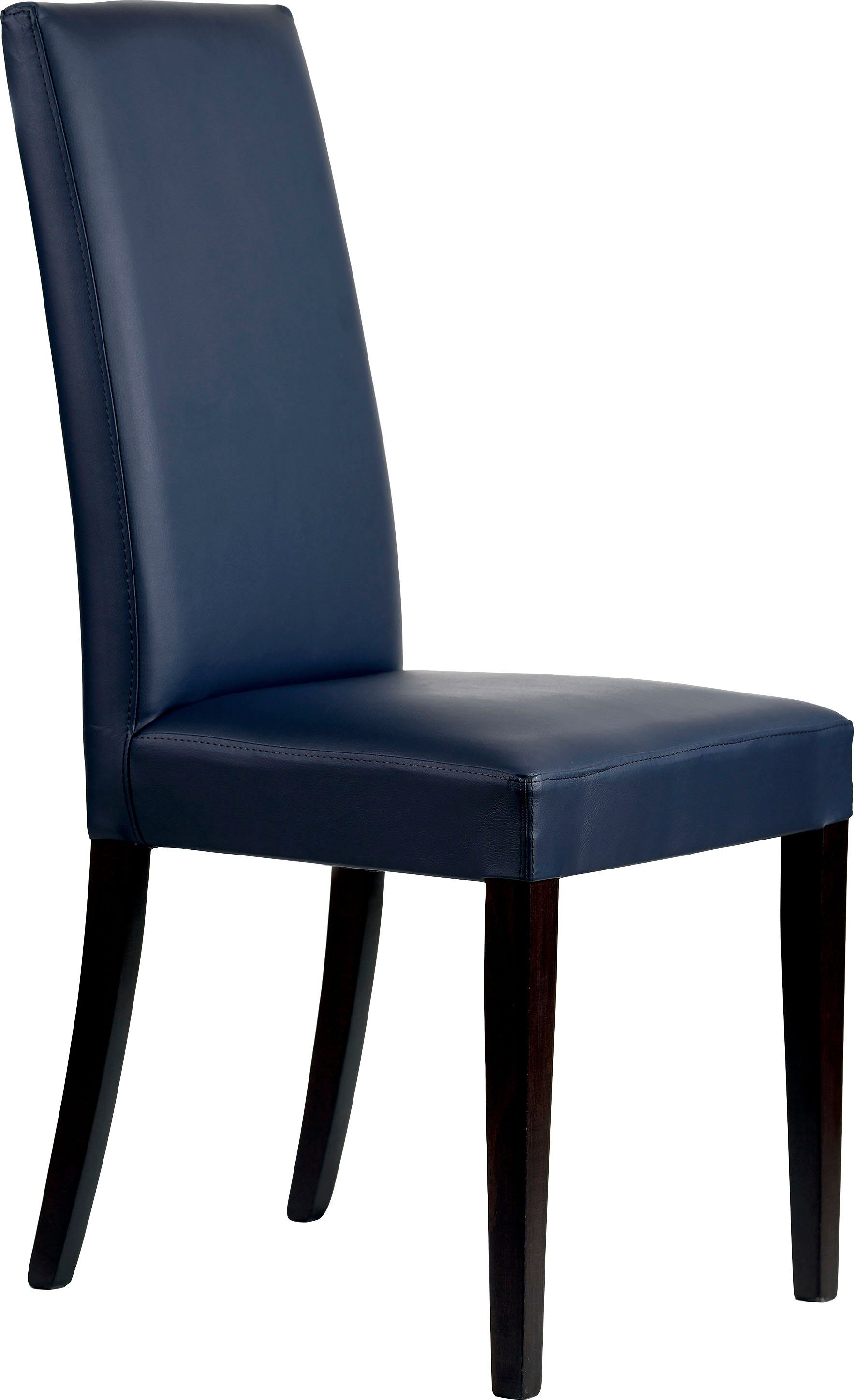 Home affaire Stoel Java Frame van massief hout, in een set van 2, ecru of donker (set, 2 stuks)