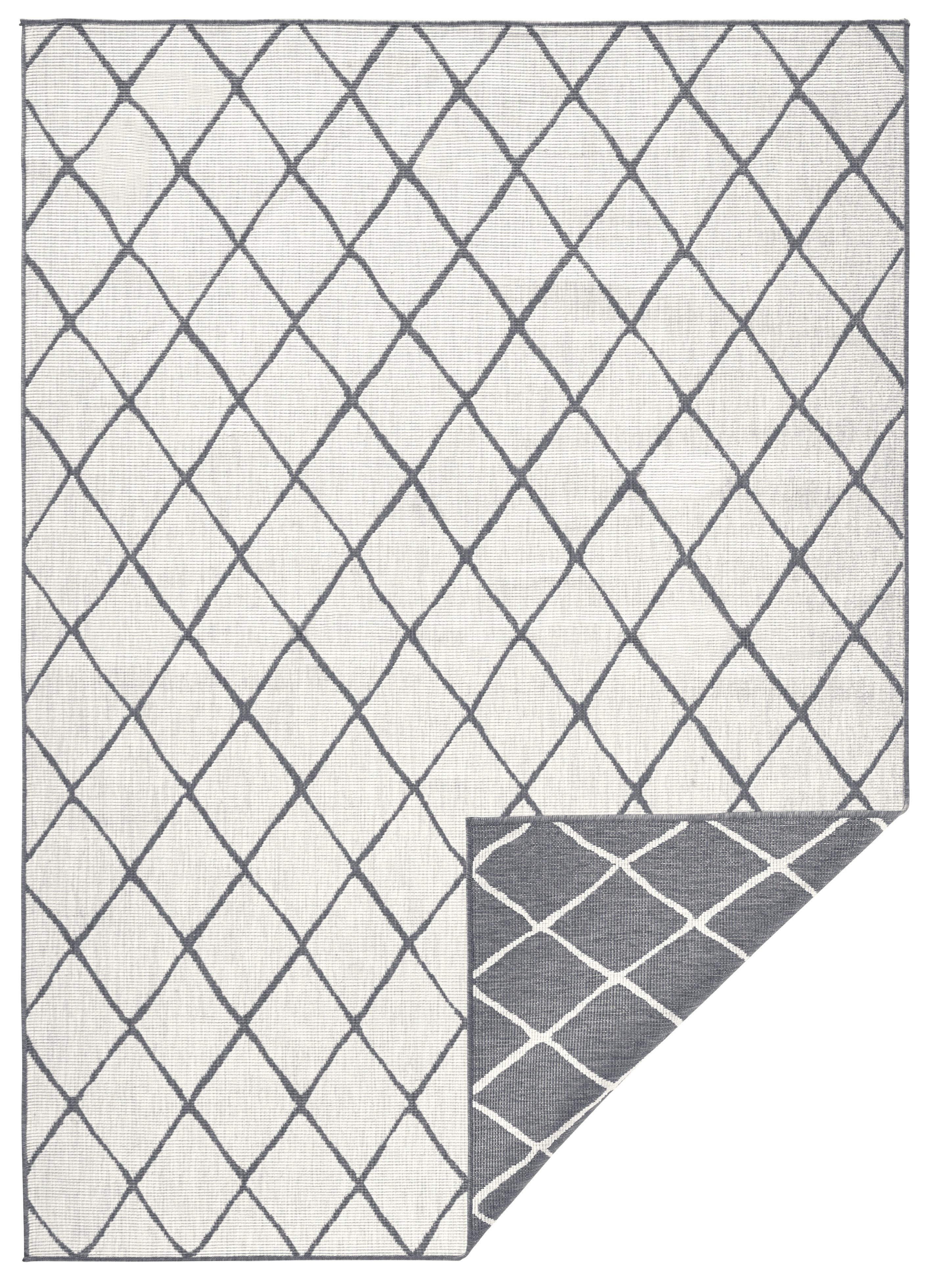 NORTHRUGS Vloerkleed Malaga tweezijdig te gebruiken kleed Binnen- en buitengebruik, weerbestendig, balkon, loper, woonkamer, waterbestendig