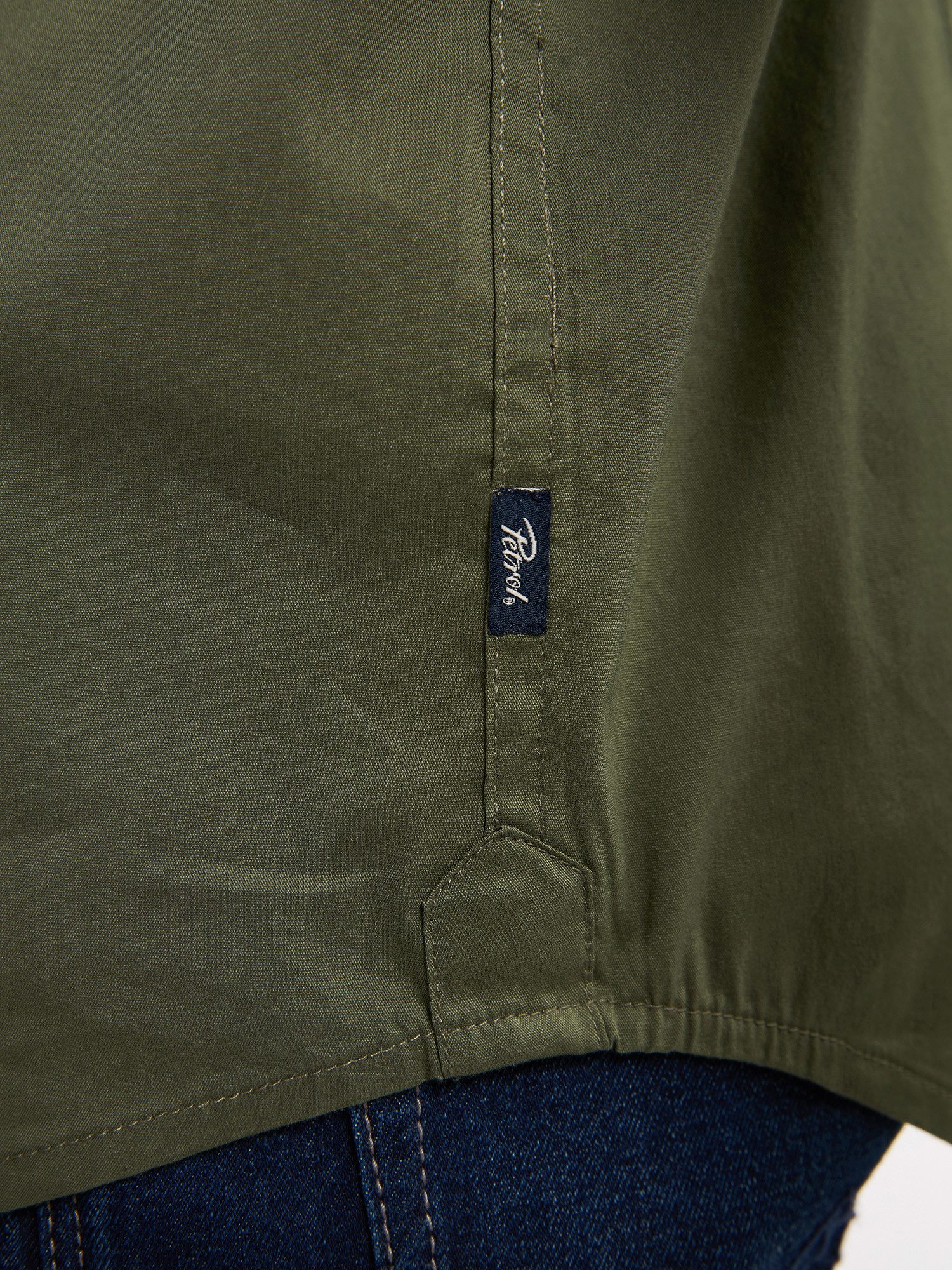 Petrol Industries Shirt met lange mouwen met button-downkraag