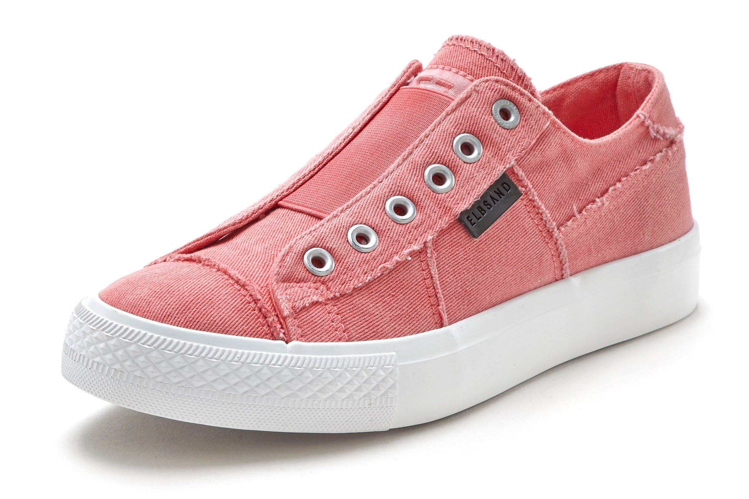 Elbsand Sneakers Halfschoen, slippers, vrijetijdsschoen, uit textiel, comfortabele elastische inzet, lage schoen, casual schoen, slipper