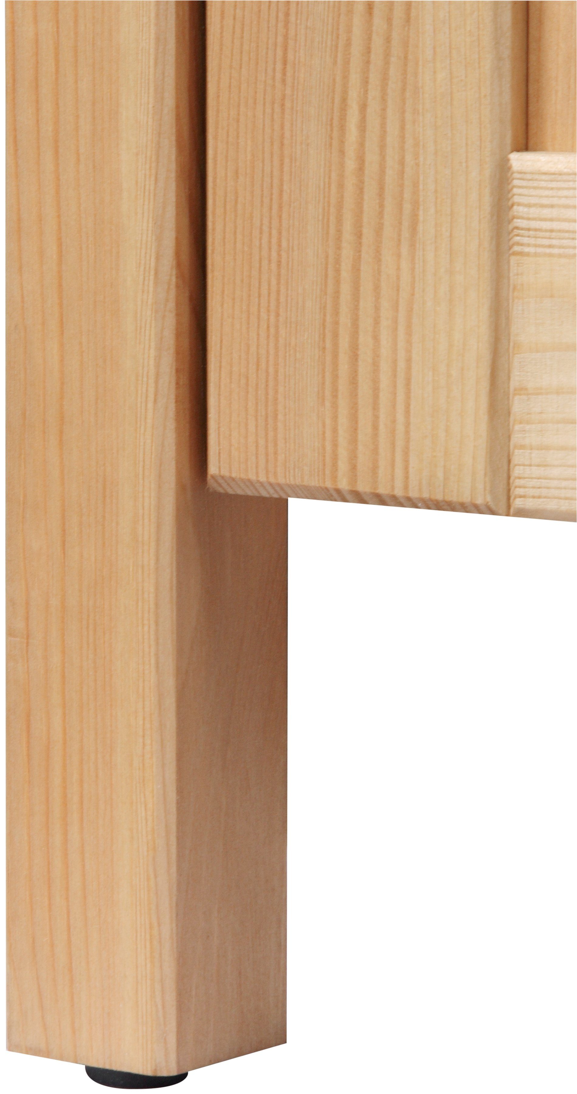 welltime Hoge kast Sylt Badkamermeubel in landelijke stijl, breedte 40 cm, van massief hout