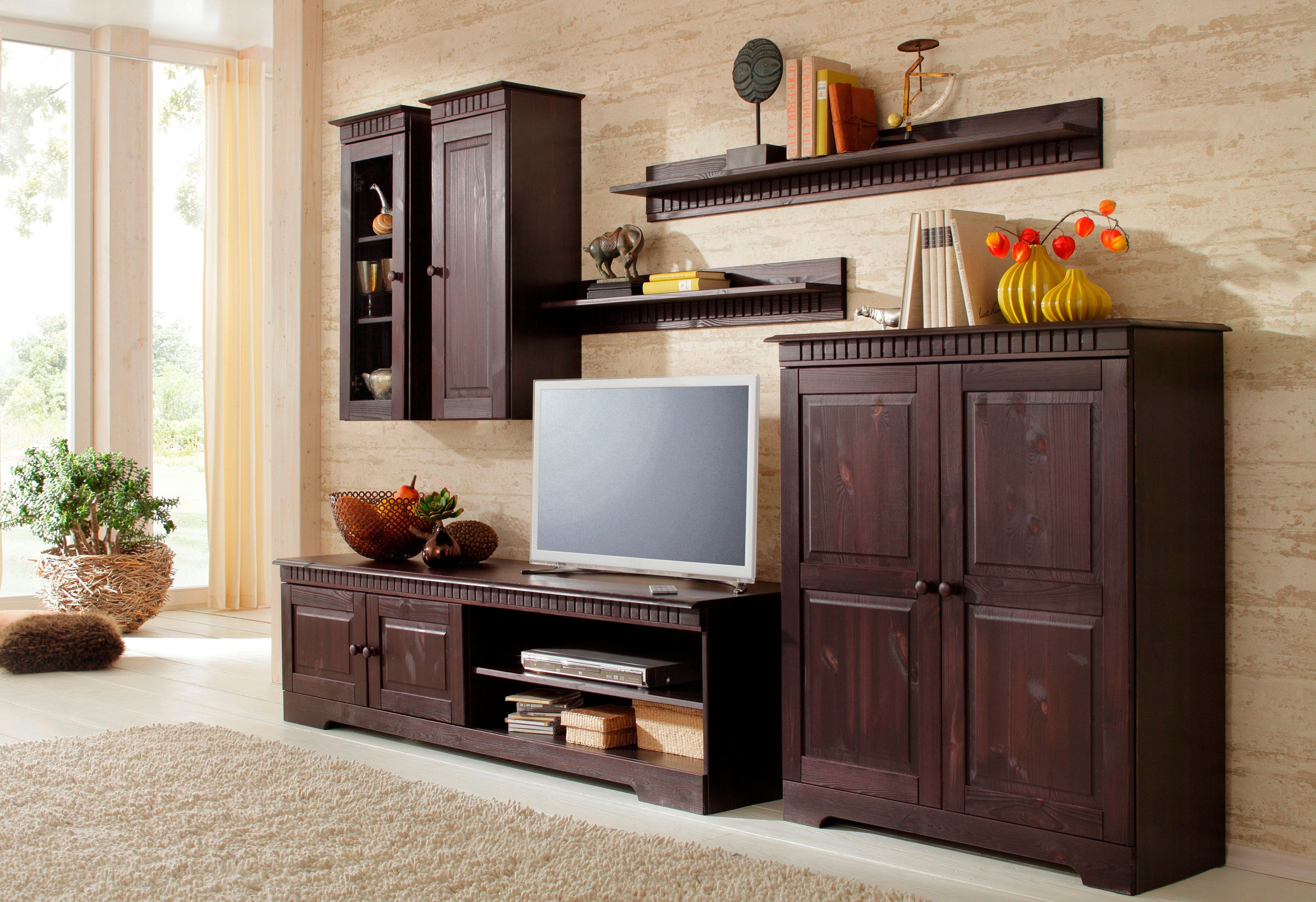 Home affaire Wandmeubel Set van: 2 hangende kasten, tv-meubel en kast (set, 4-delig)