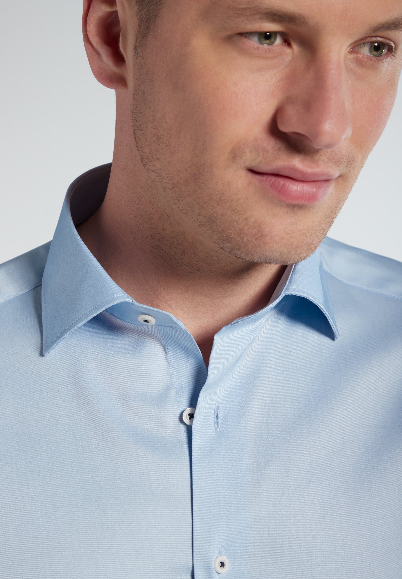 Eterna Overhemd met lange mouwen Slim fit EASY IRON (gemakkelijk te strijken)