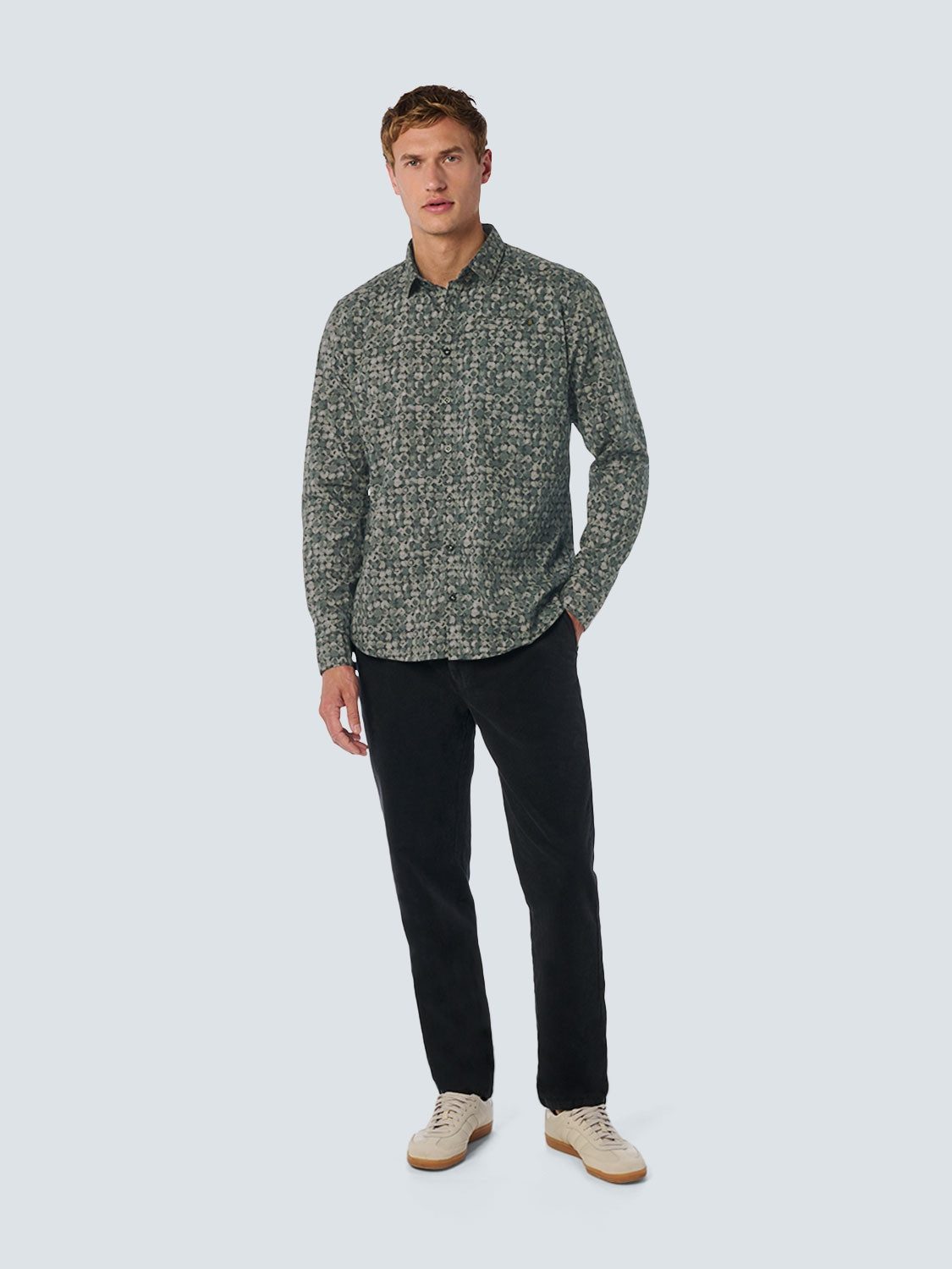 NO EXCESS Overhemd met lange mouwen met print all-over