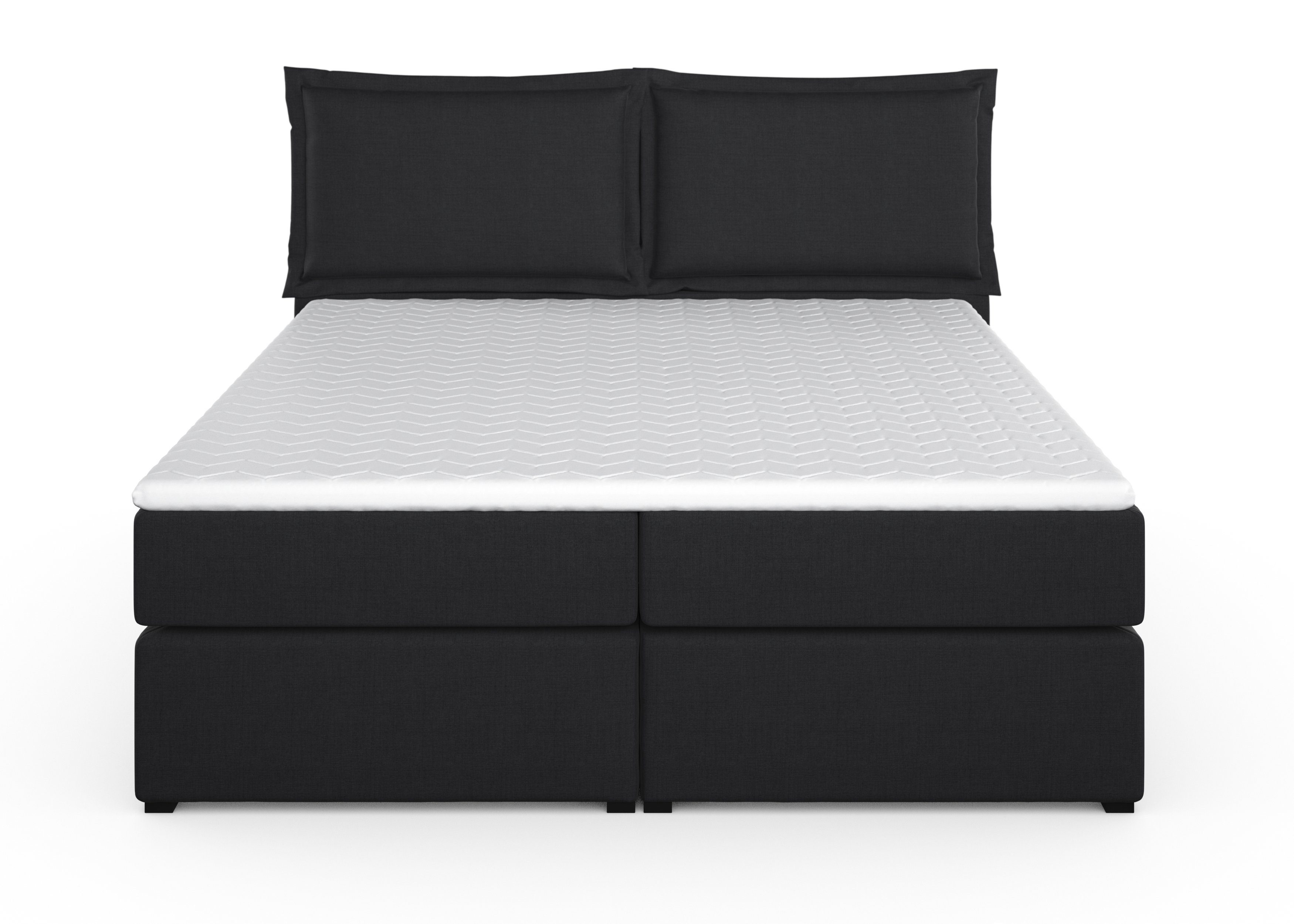 Home affaire Boxspring Lysann 5-voudig verstelbaar hoofdbord, in 4 breedten, 3 matrassoorten