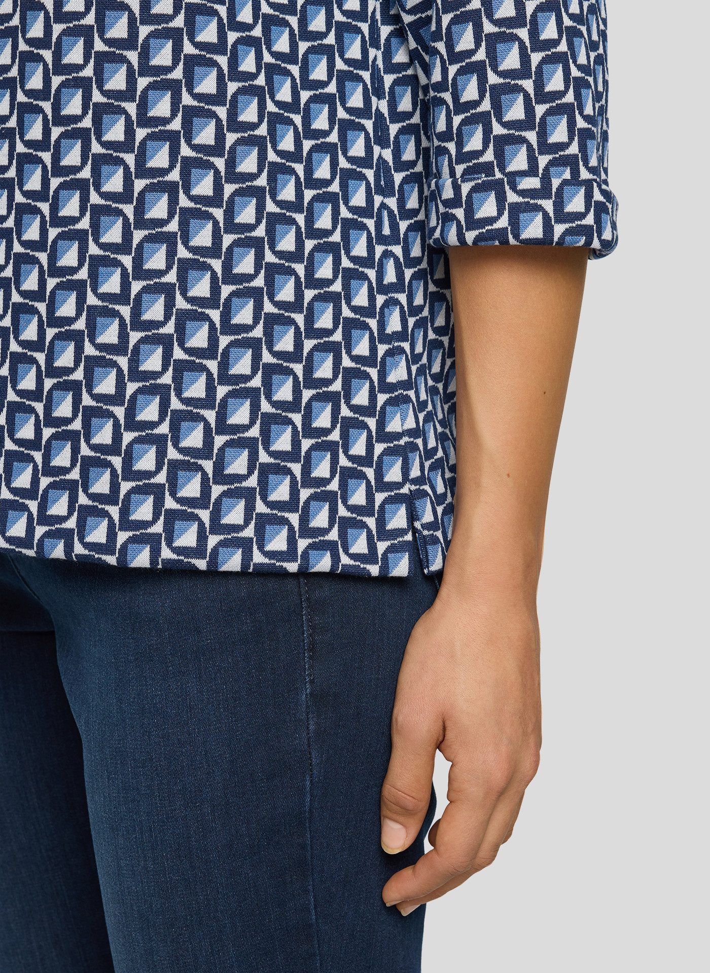 Rabe Shirt met 3/4 mouwen met print all-over