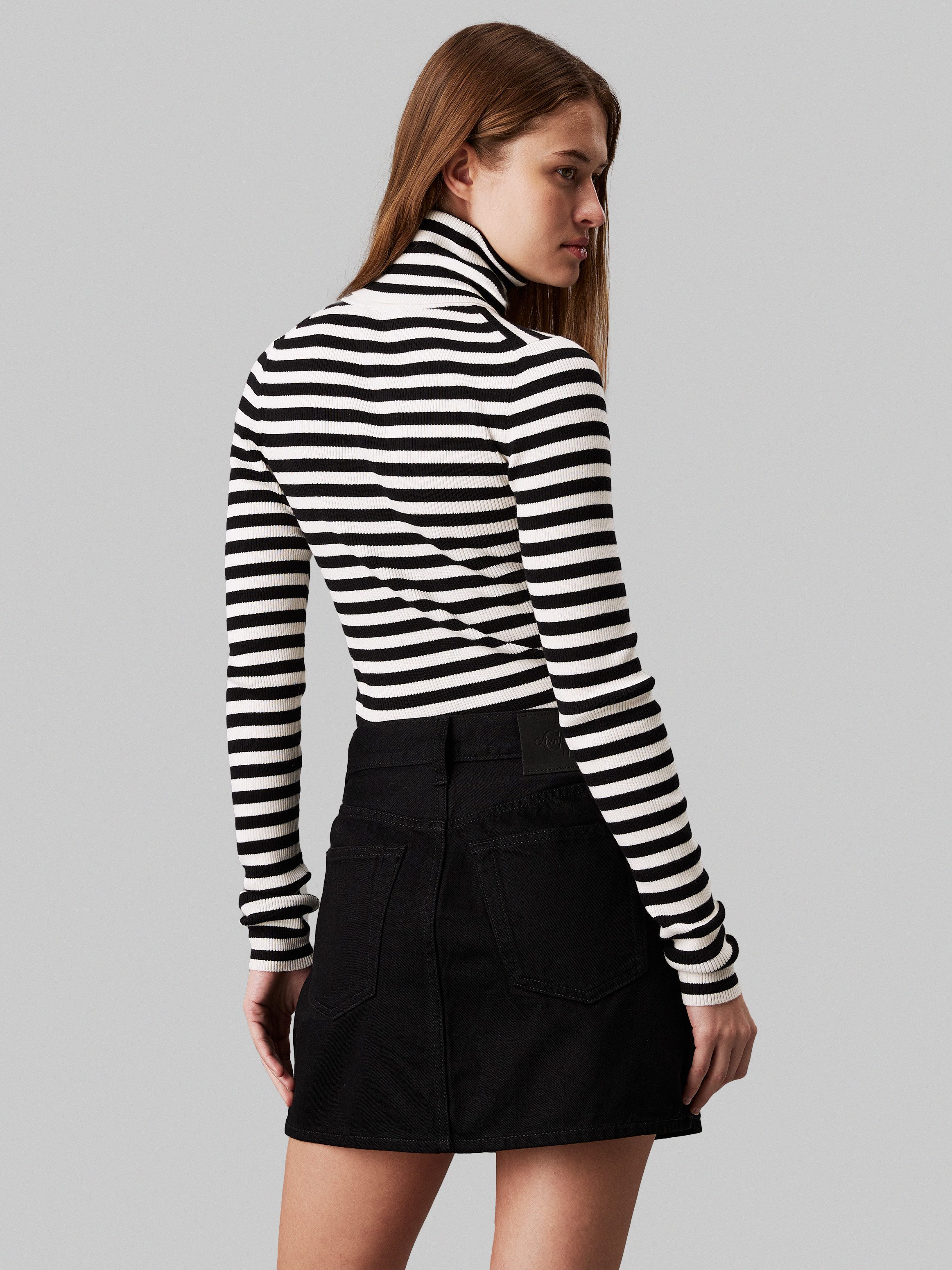 Calvin Klein Coltrui WOVEN LABEL ROLL NECK SWEATER