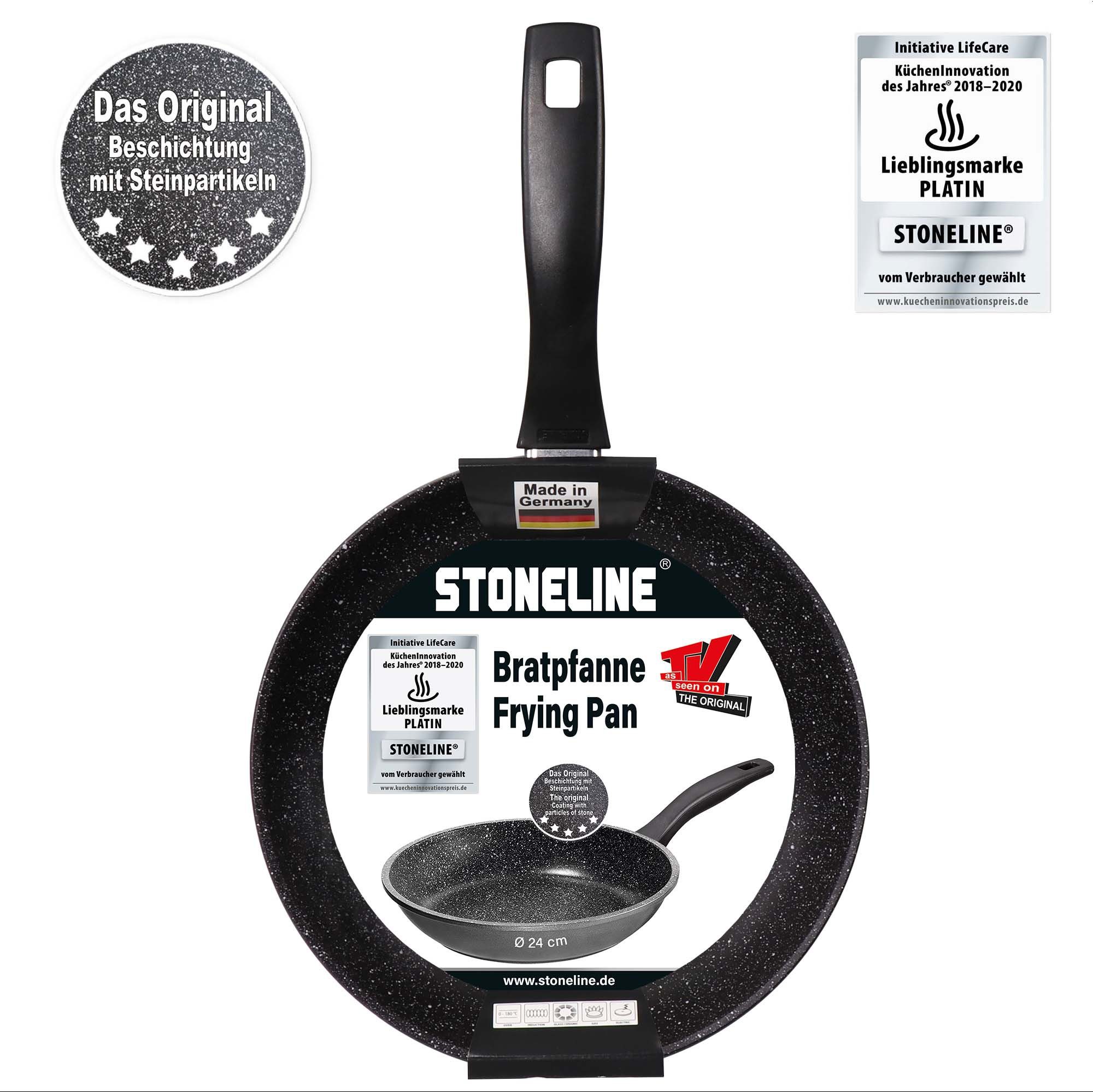 STONELINE Koekenpan STONELINE®- keramische coating, inductie (1-delig)