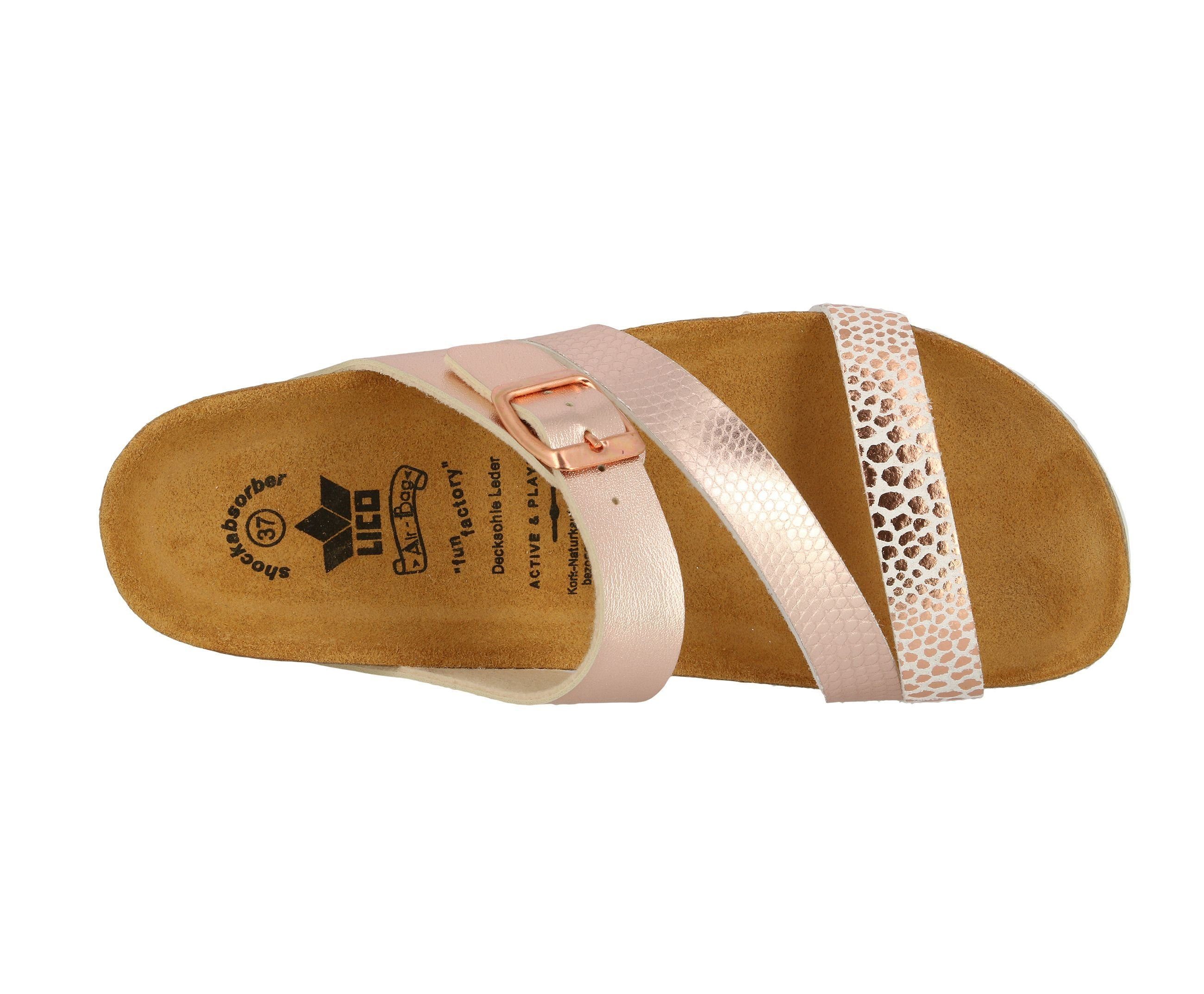 Lico Slippers Natural Glitter
