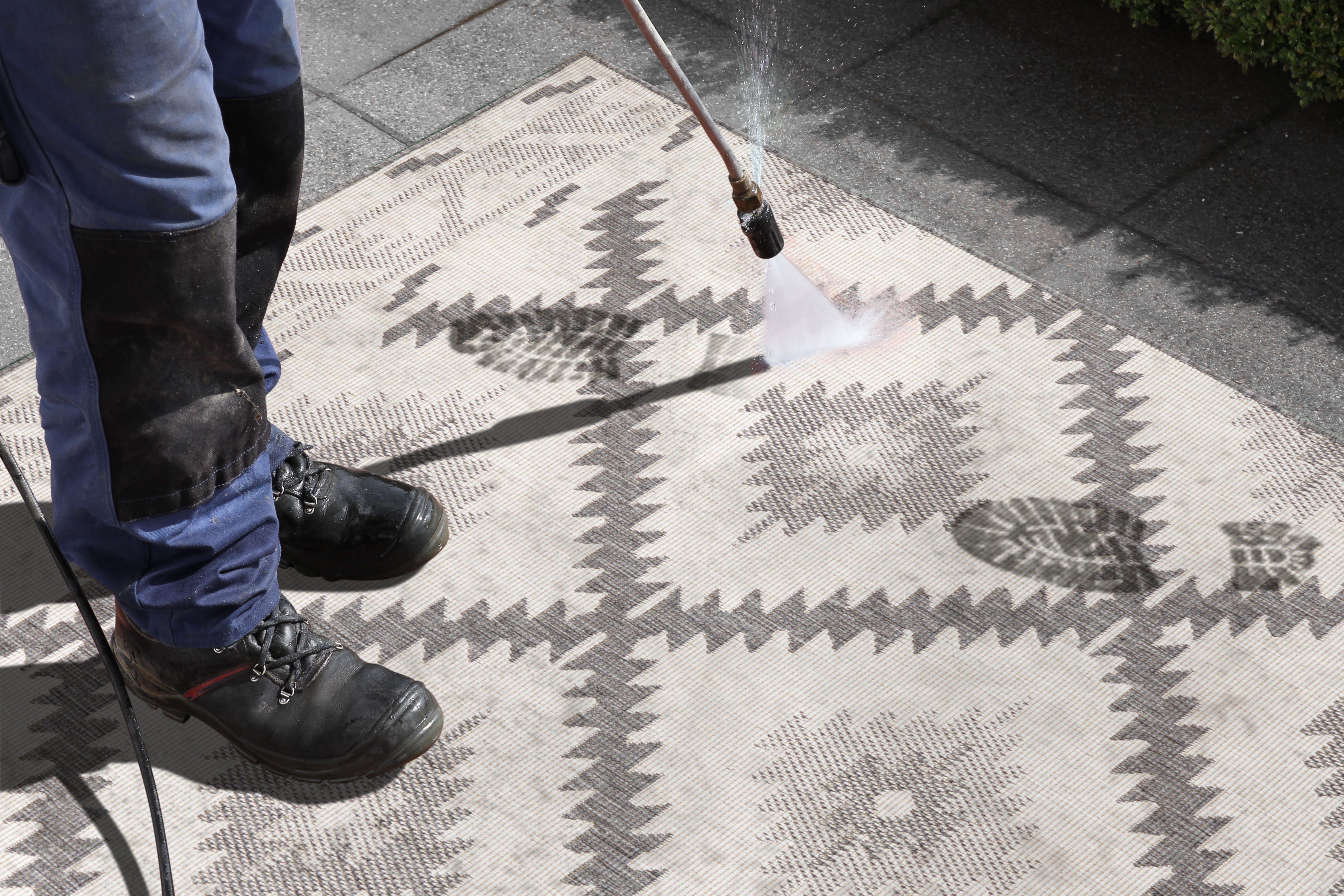 NORTHRUGS Vloerkleed Malibu omkeerbaar tapijt Binnen- en buitengebruik, weerbestendig, balkon, loper, woonkamer, waterbestendig