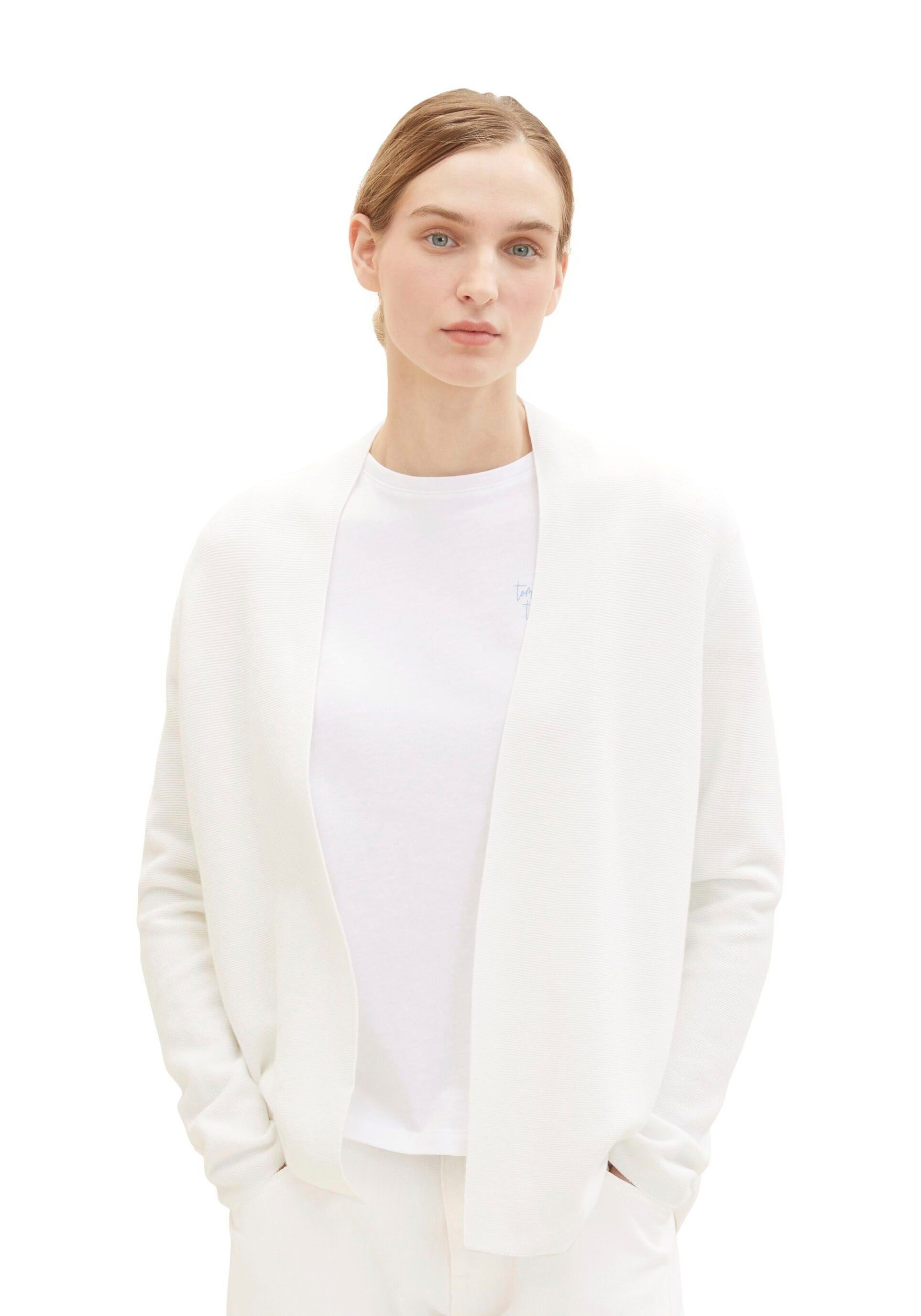 Tom Tailor Cardigan met een fijne structuur