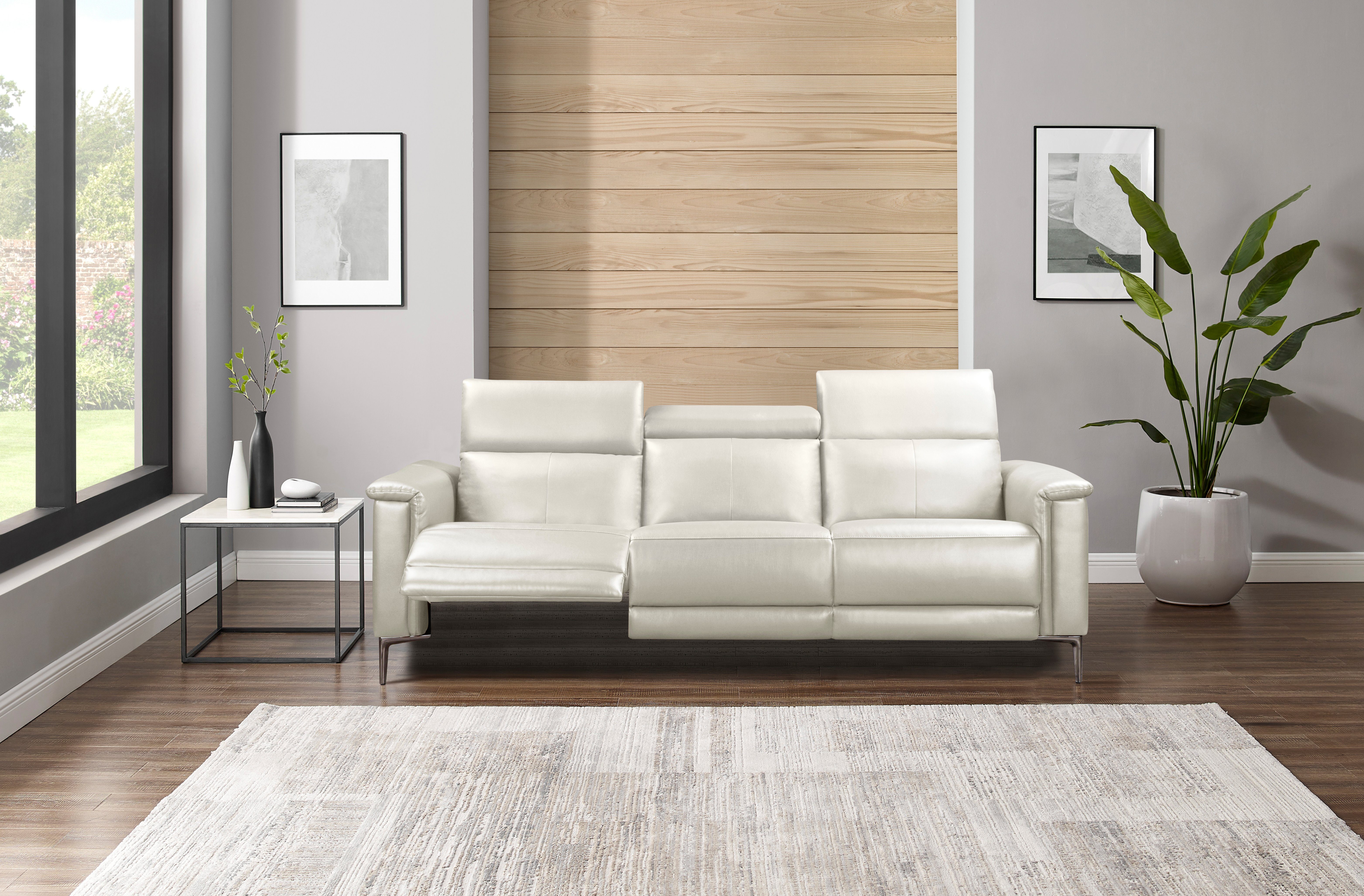 Places of Style 3-zitsbank Lund, met handmatige en elektrische relaxfunctie