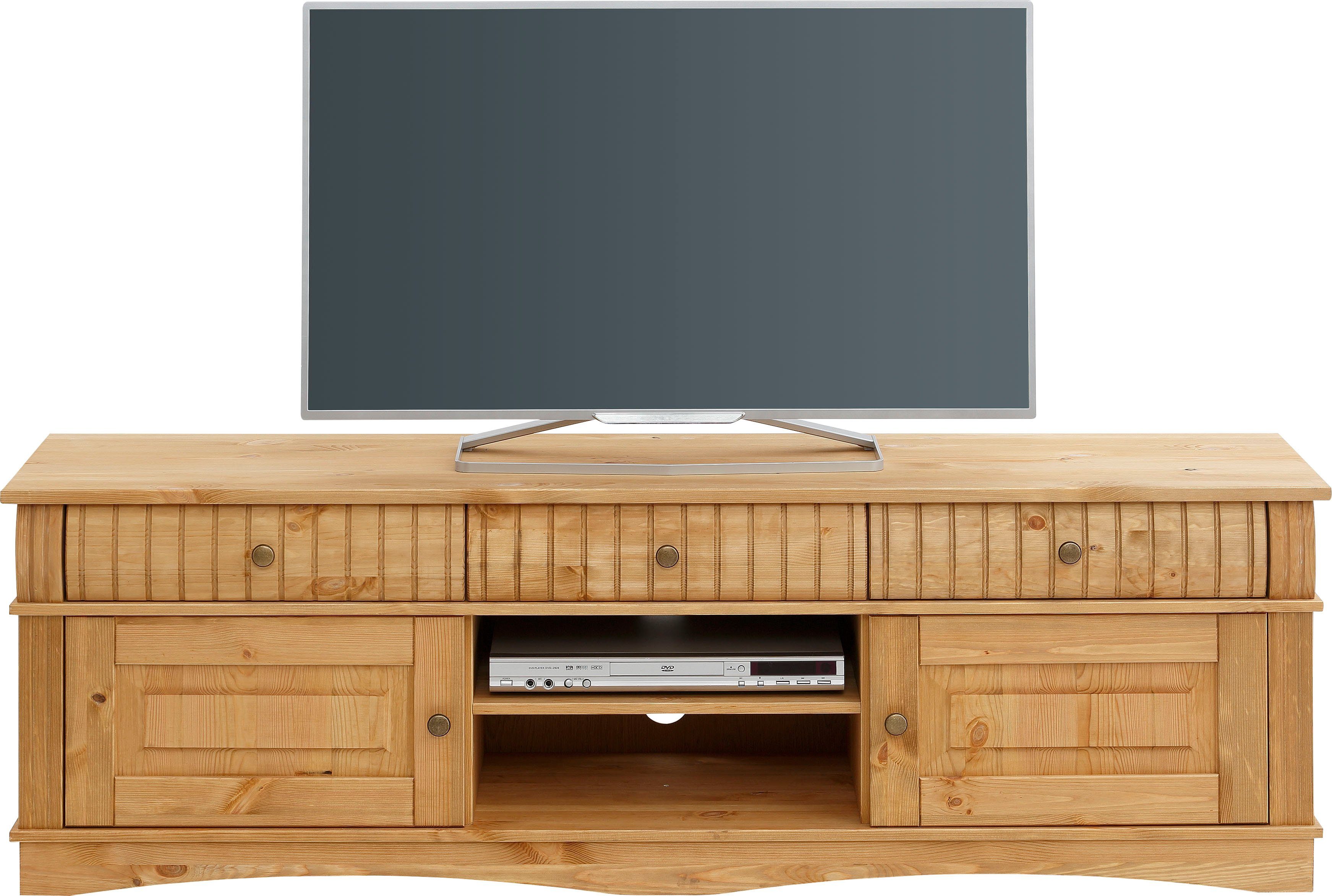 Home affaire Tv-meubel Teresa Commode van massief dennenhout, breedte 154 cm