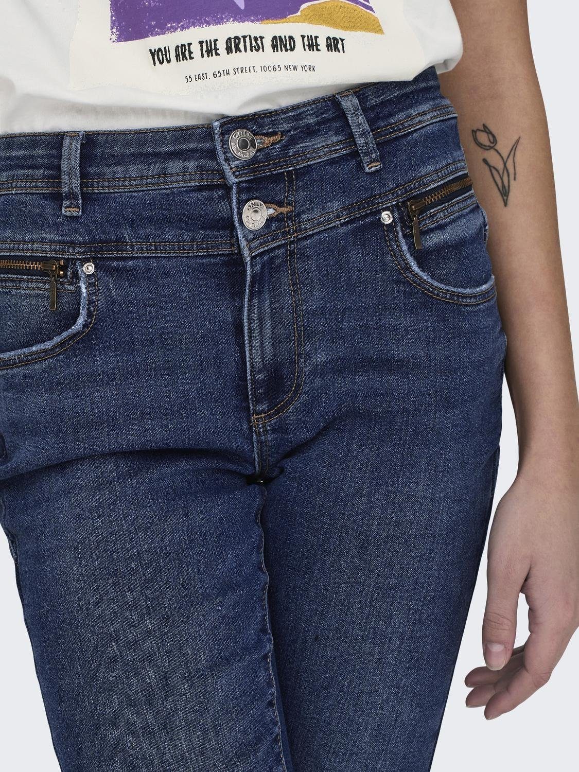 Only Skinny fit jeans ONLDAISY HW DB YOKE ZIP SKINNY DNM PIM