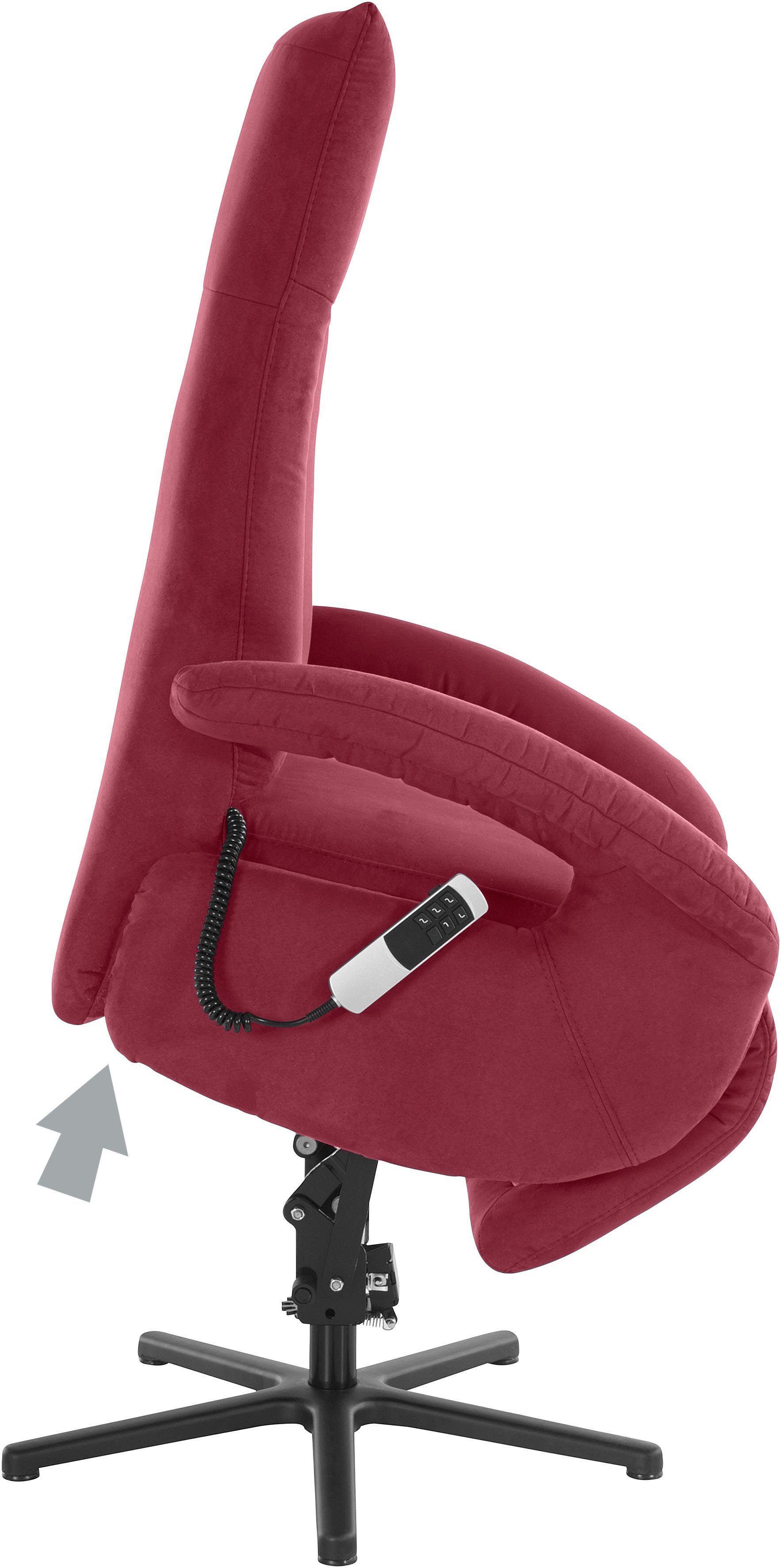 sit&more Relaxfauteuil Tycoon naar keuze handmatig, met twee motoren of met accu of met 2 motoren