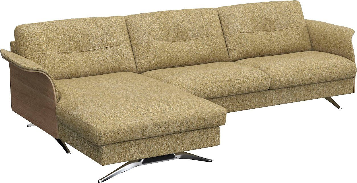 FLEXLUX Hoekbank Glow comfortabel en comfortabel door hoogwaardige zitconstructie, L-vorm