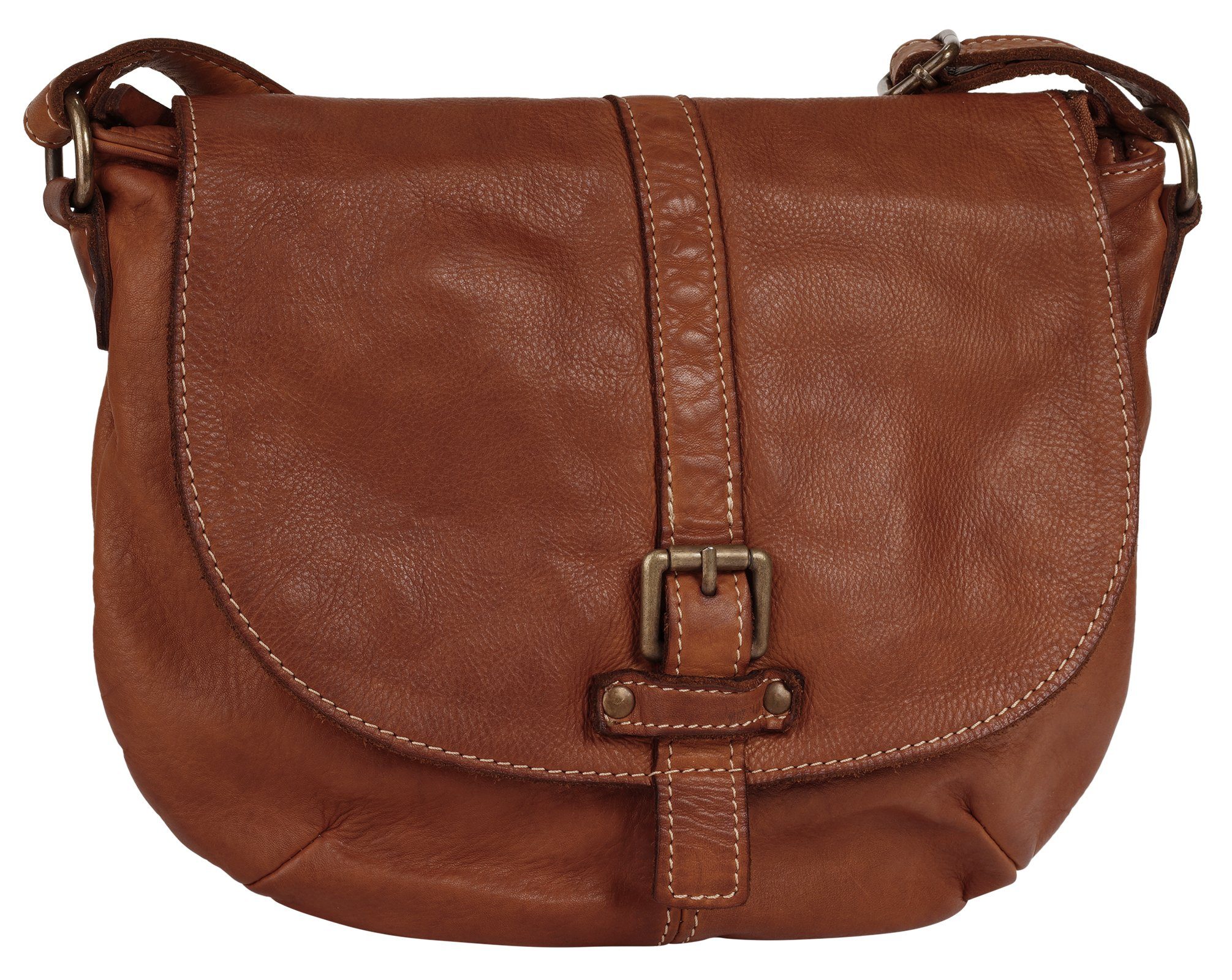Cluty Schoudertas echt leer, made in italy