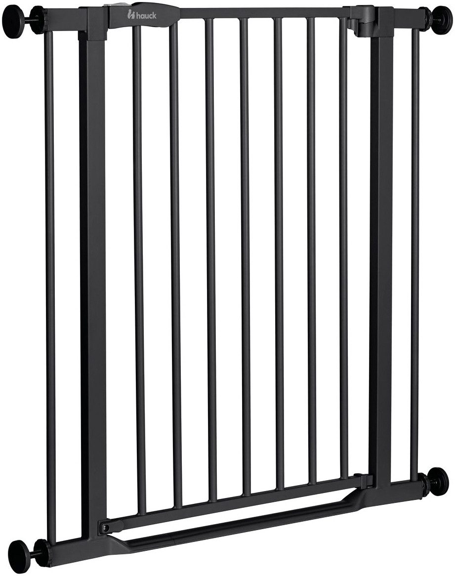 Hauck Traphek Clear Step 2, Black ook als traphekje te gebruiken, 75-80 cm, vlakke doorgang