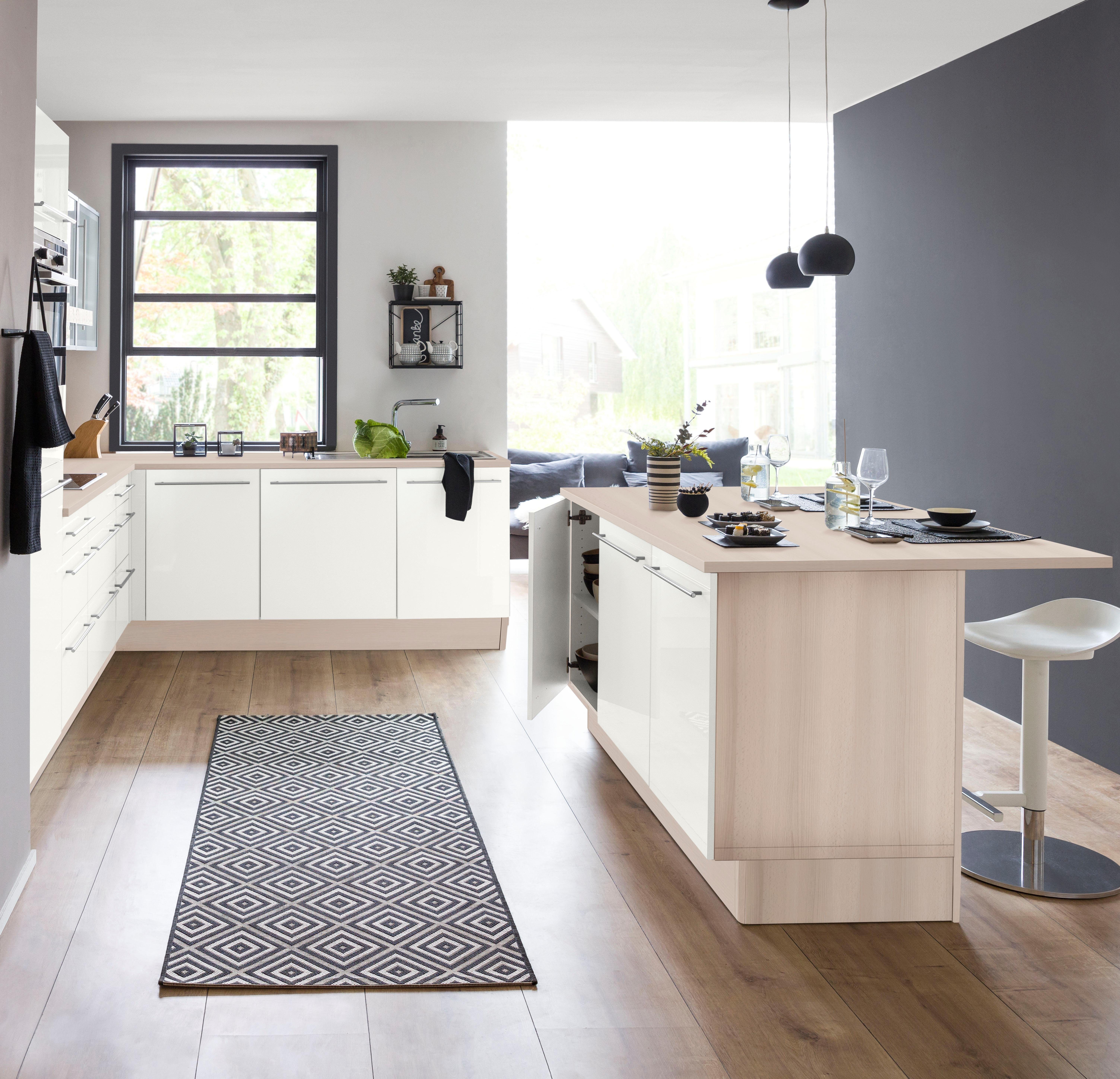 OPTIFIT Kookeiland met balie Bern, breedte 160 cm