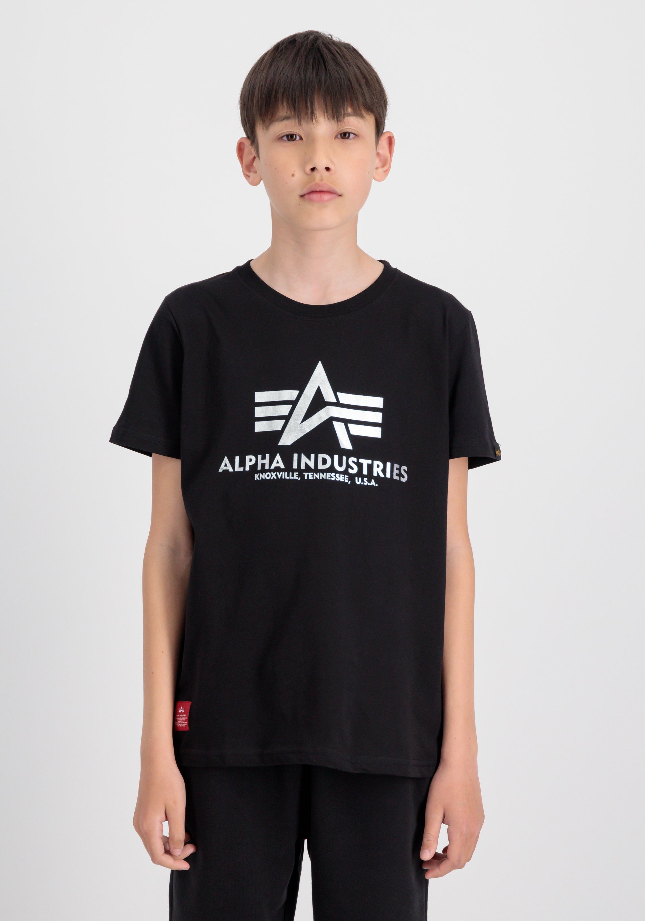 Alpha Industries T-shirt Kids T-Shirts Basic T Foil Print Kids Teens