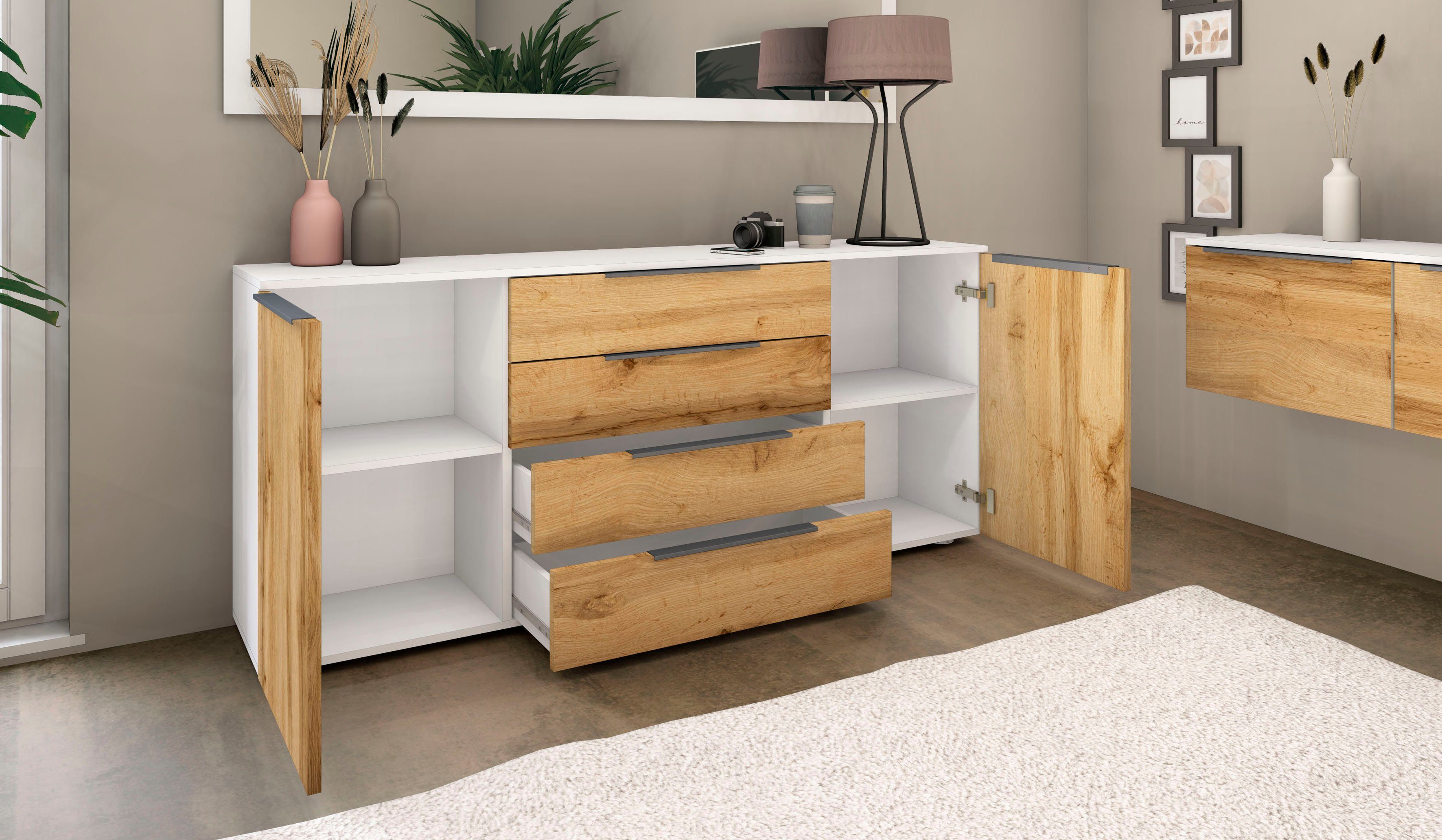 borchardt Möbel Dressoir Tom Breedte 166 cm