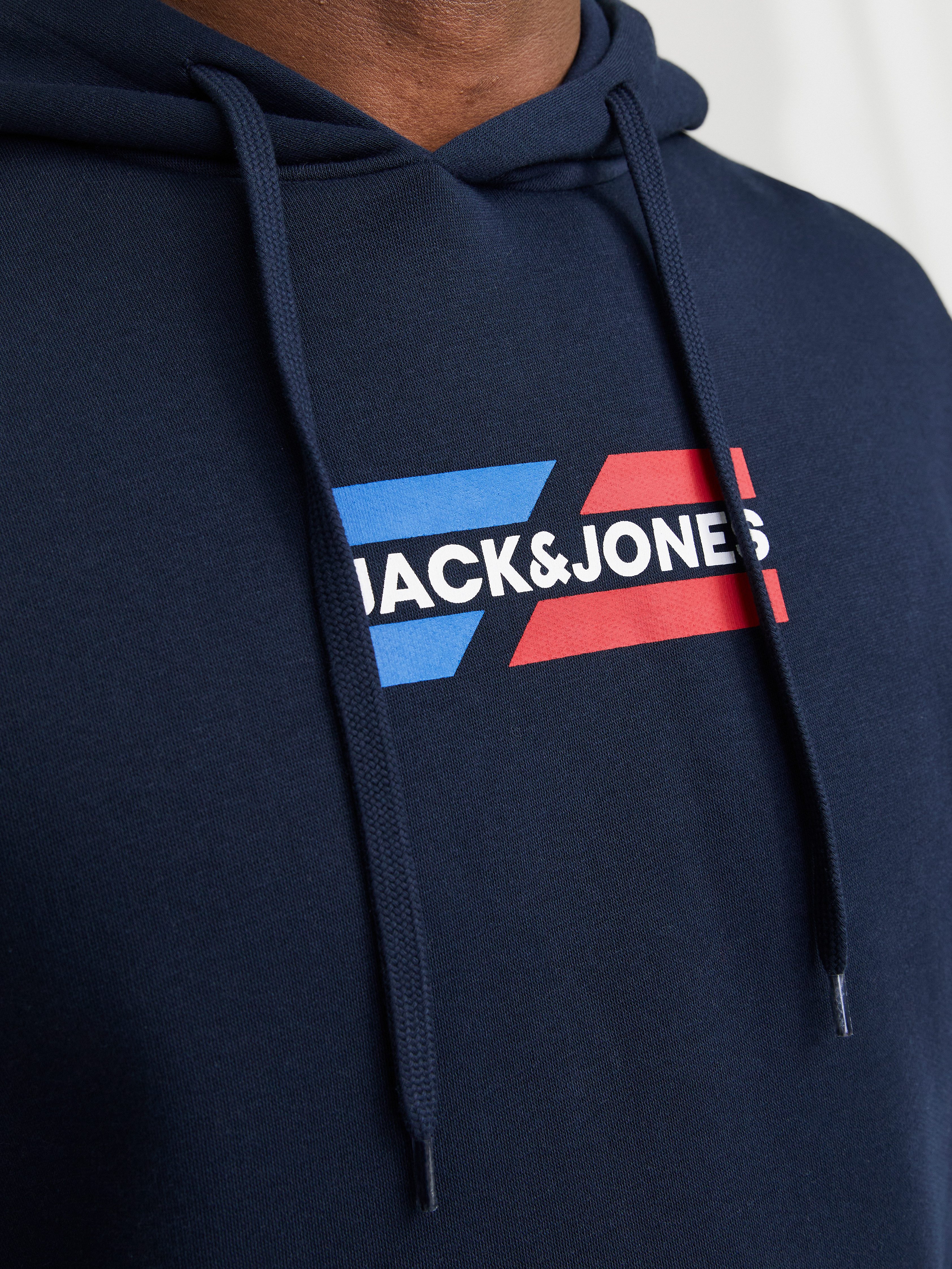 Jack & Jones Hoodie JJECORP GRAPHIC SWEAT HOOD NOOS