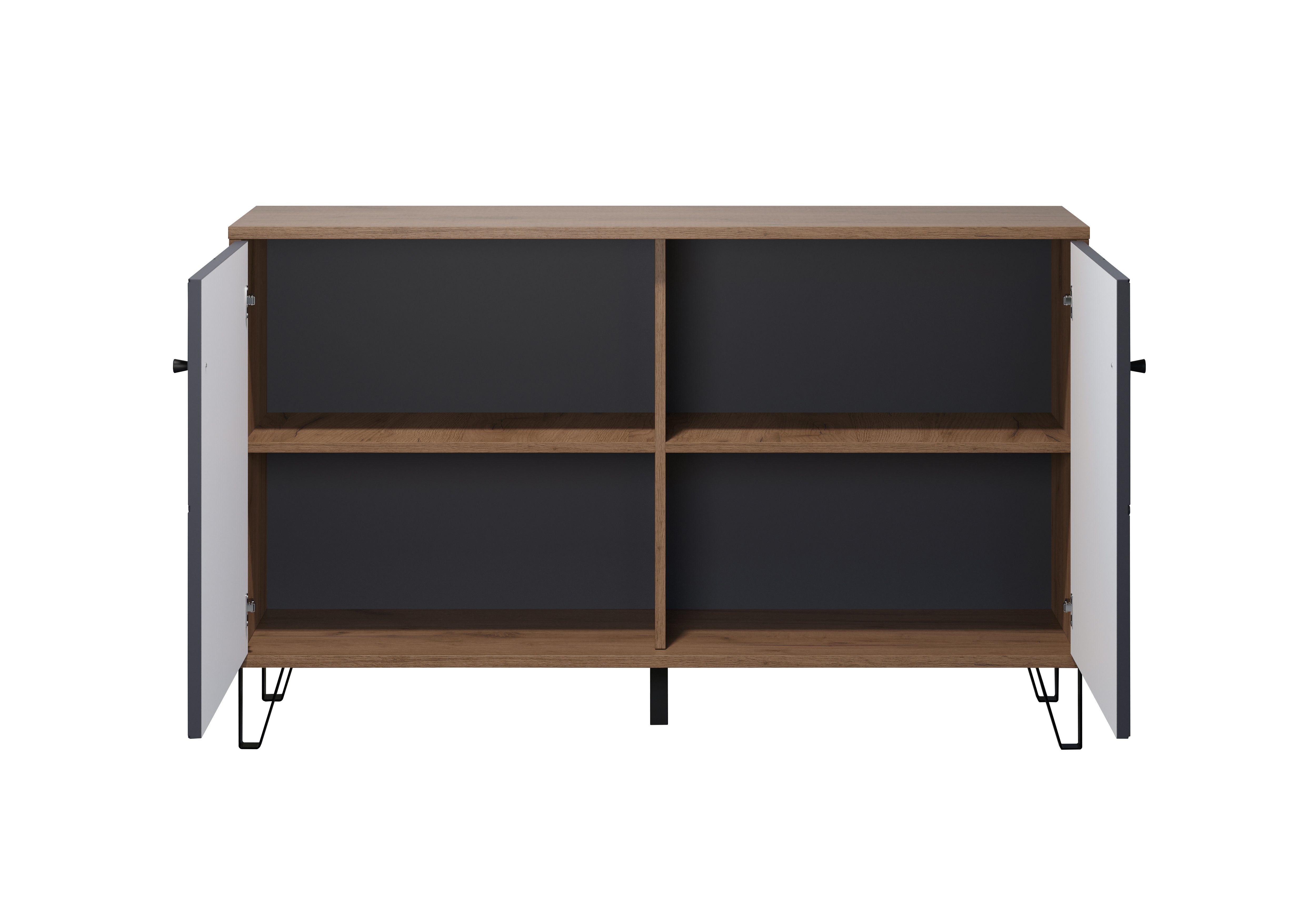 Places of Style Dressoir MOLVENO opvallend design met gestructureerde fronten, soft-closetechniek (1 stuk)