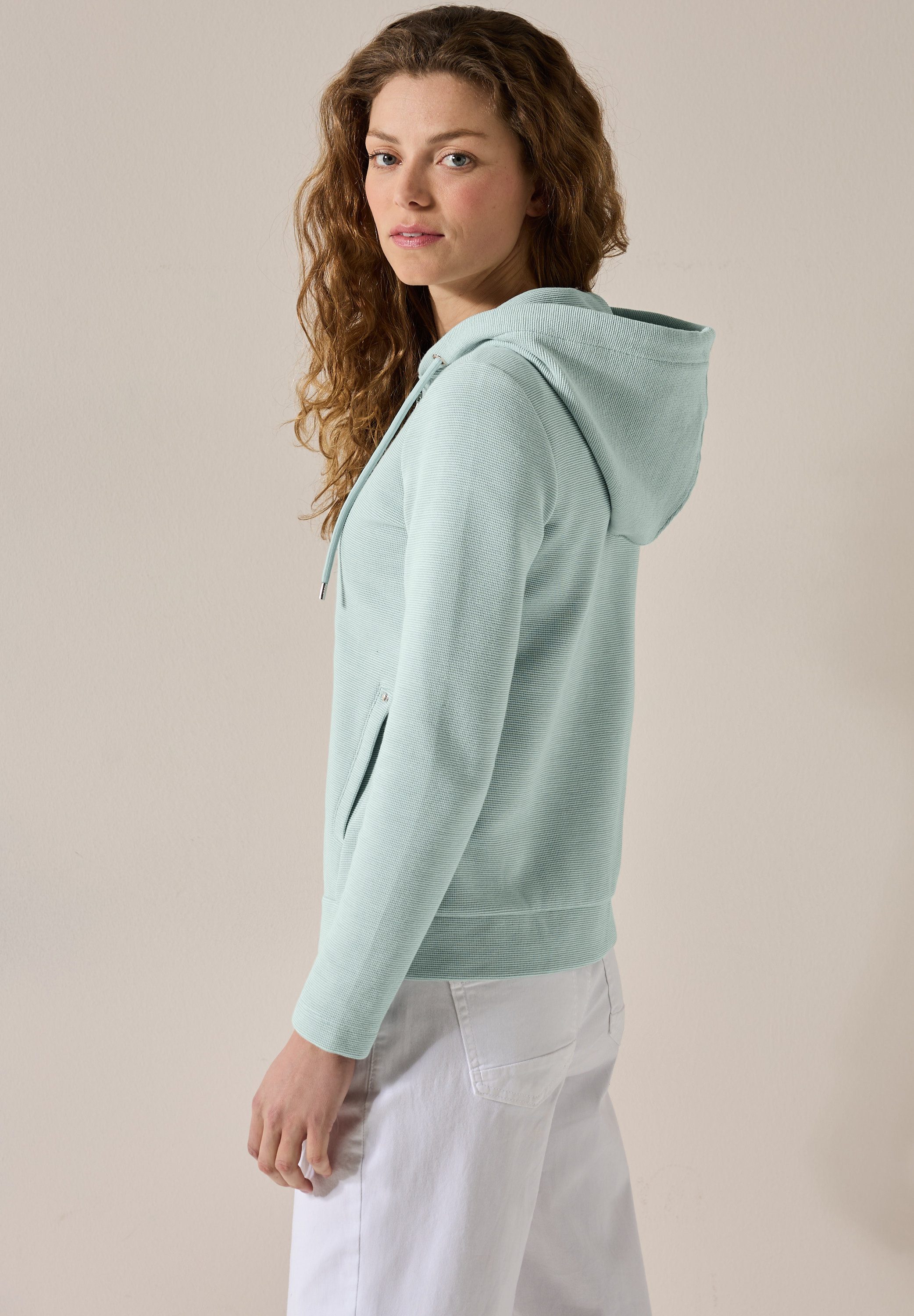 Cecil Capuchonsweatvest met een capuchon