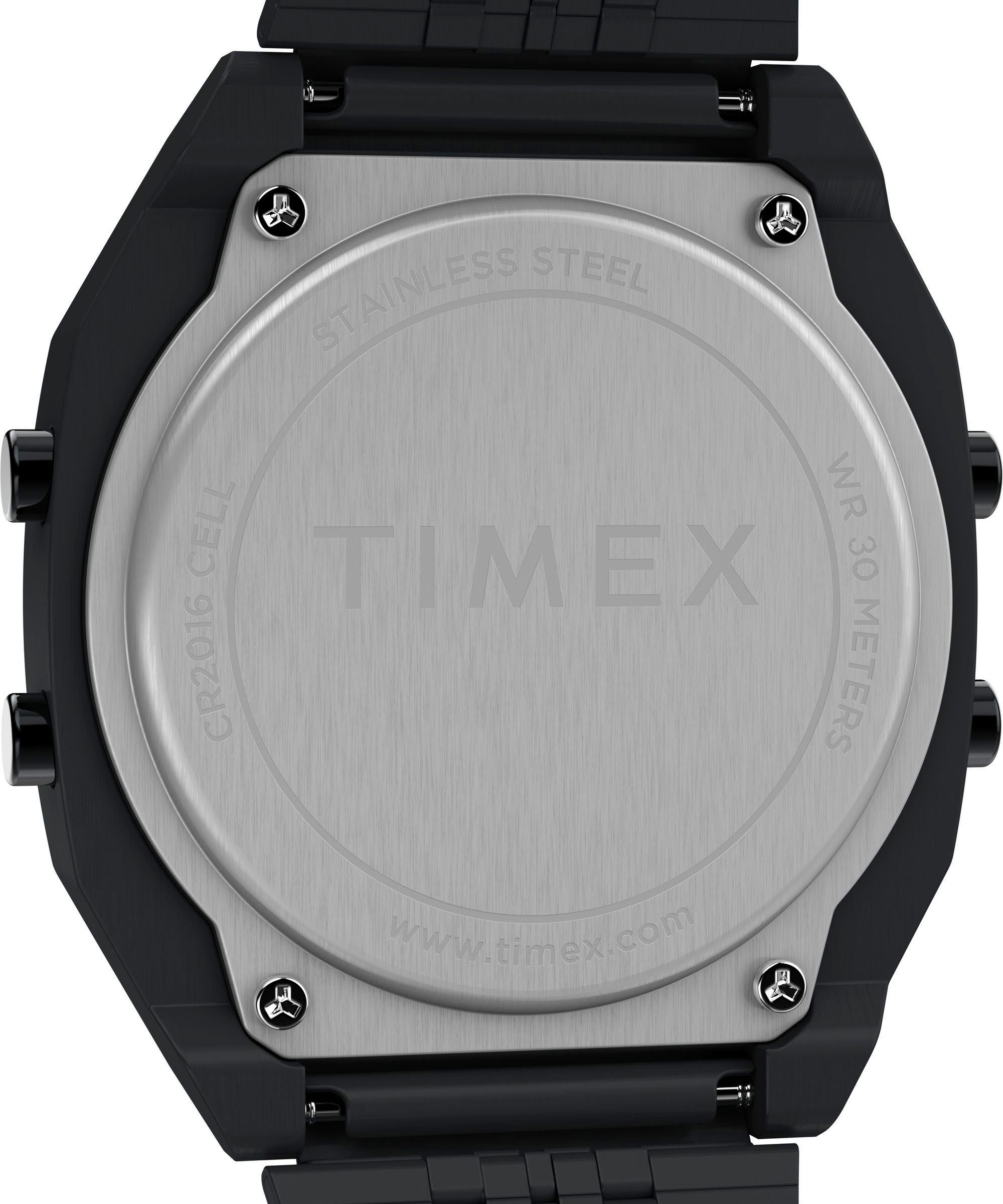 Timex Digitale klok TIMEX LAB TIMEX 80 Quartz horloge, polshorloge, herenhorloge, roestvrijstalen band