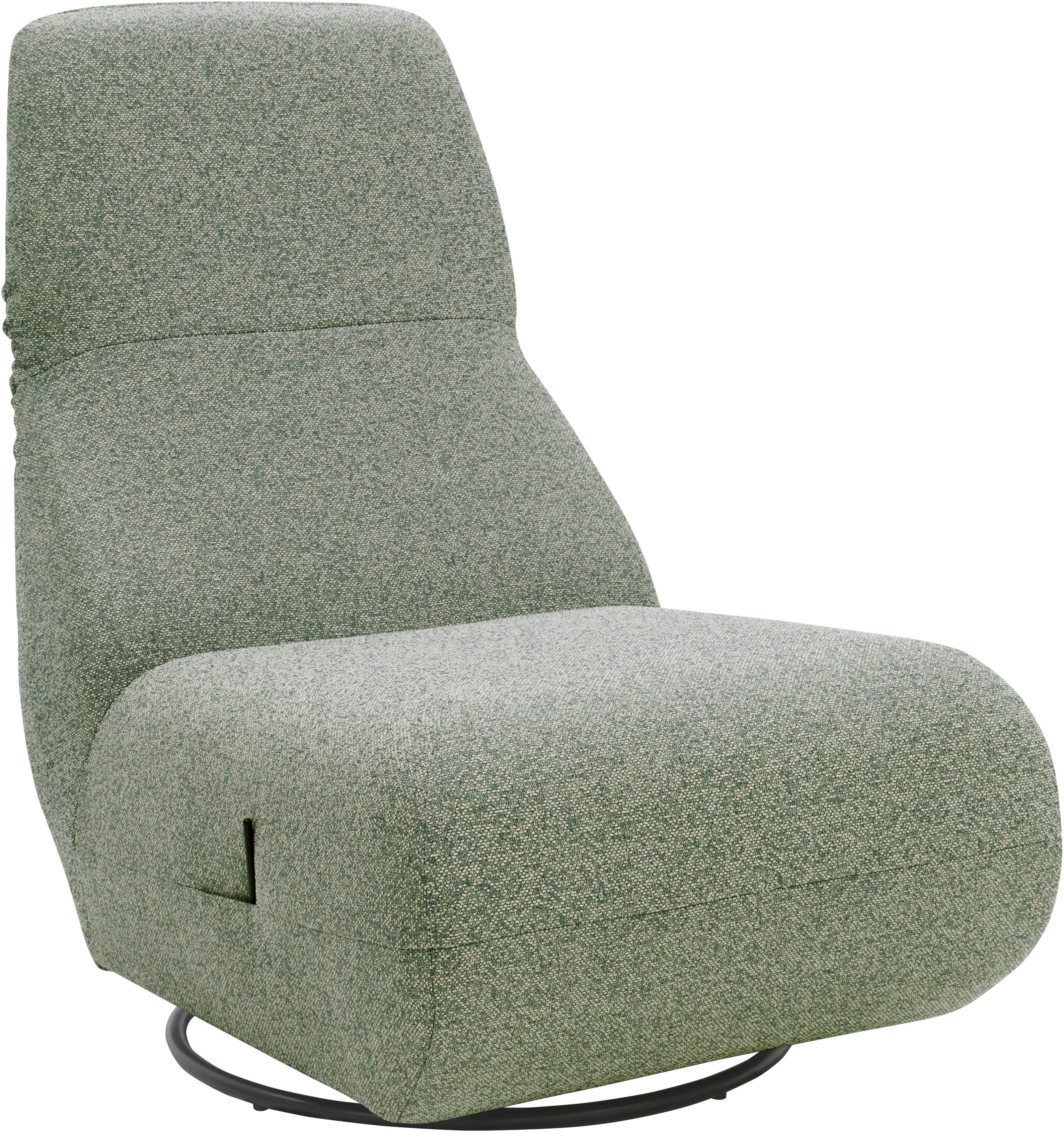 DOMO collection Fauteuil Sonner, optioneel met draaifunctie 360 graden draaibaar, rug op te richten, draaistoel