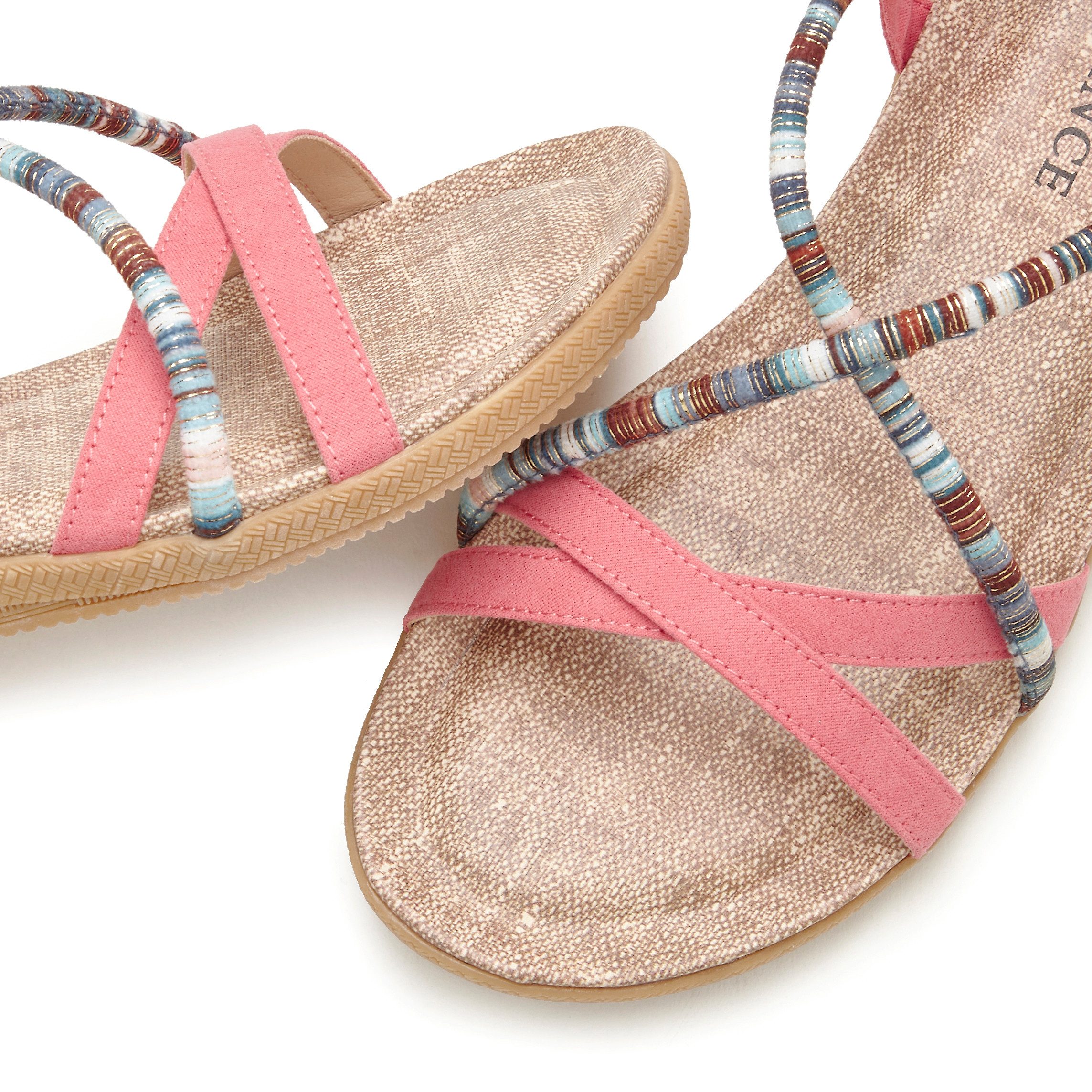 Vivance Sandalen Zomerschoen met subtiele sierdetails, sandaal, zomerschoen vegan