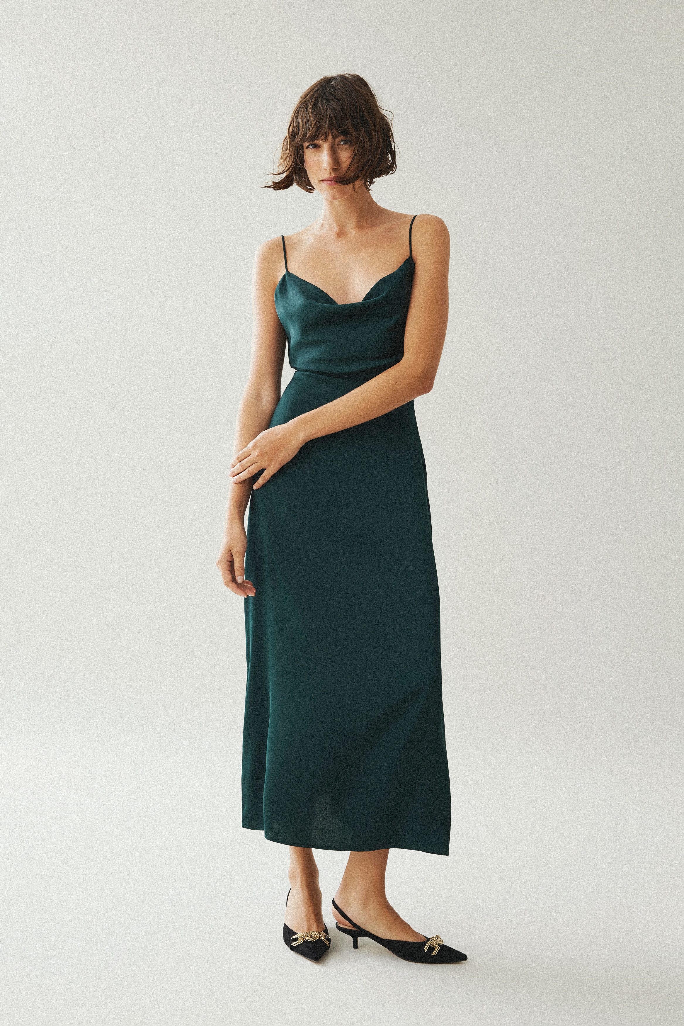 Vila Jurk met bandjes VIRAVENNA STRAP ANKLE DRESS - NOOS