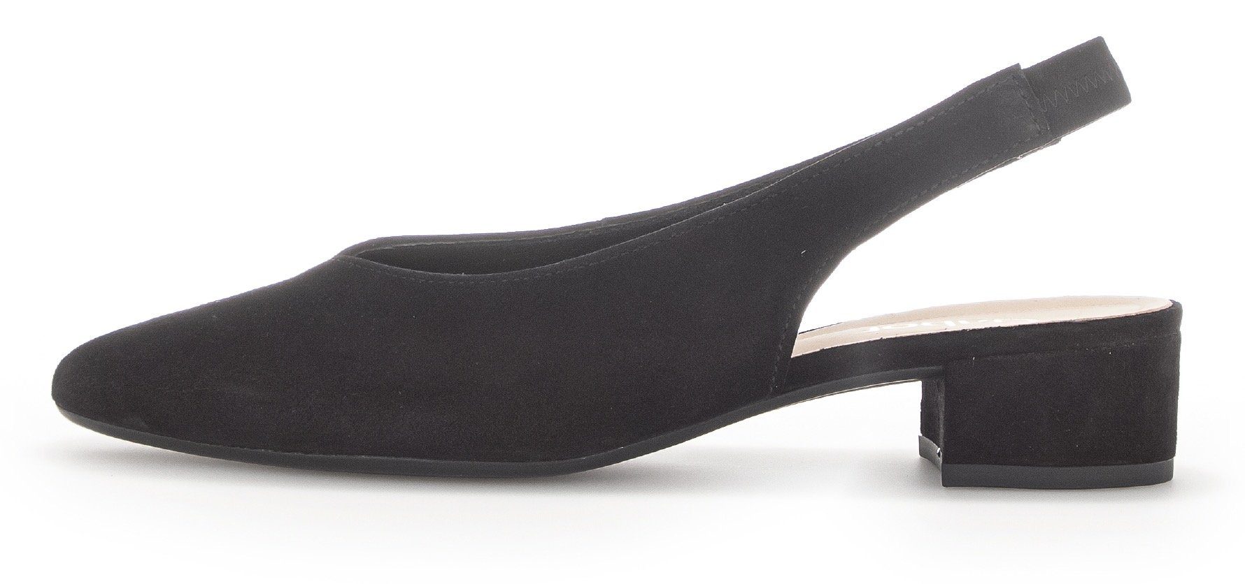 Gabor Slingback pumps , blokhak, avondschoen, zomerschoen met elastische band