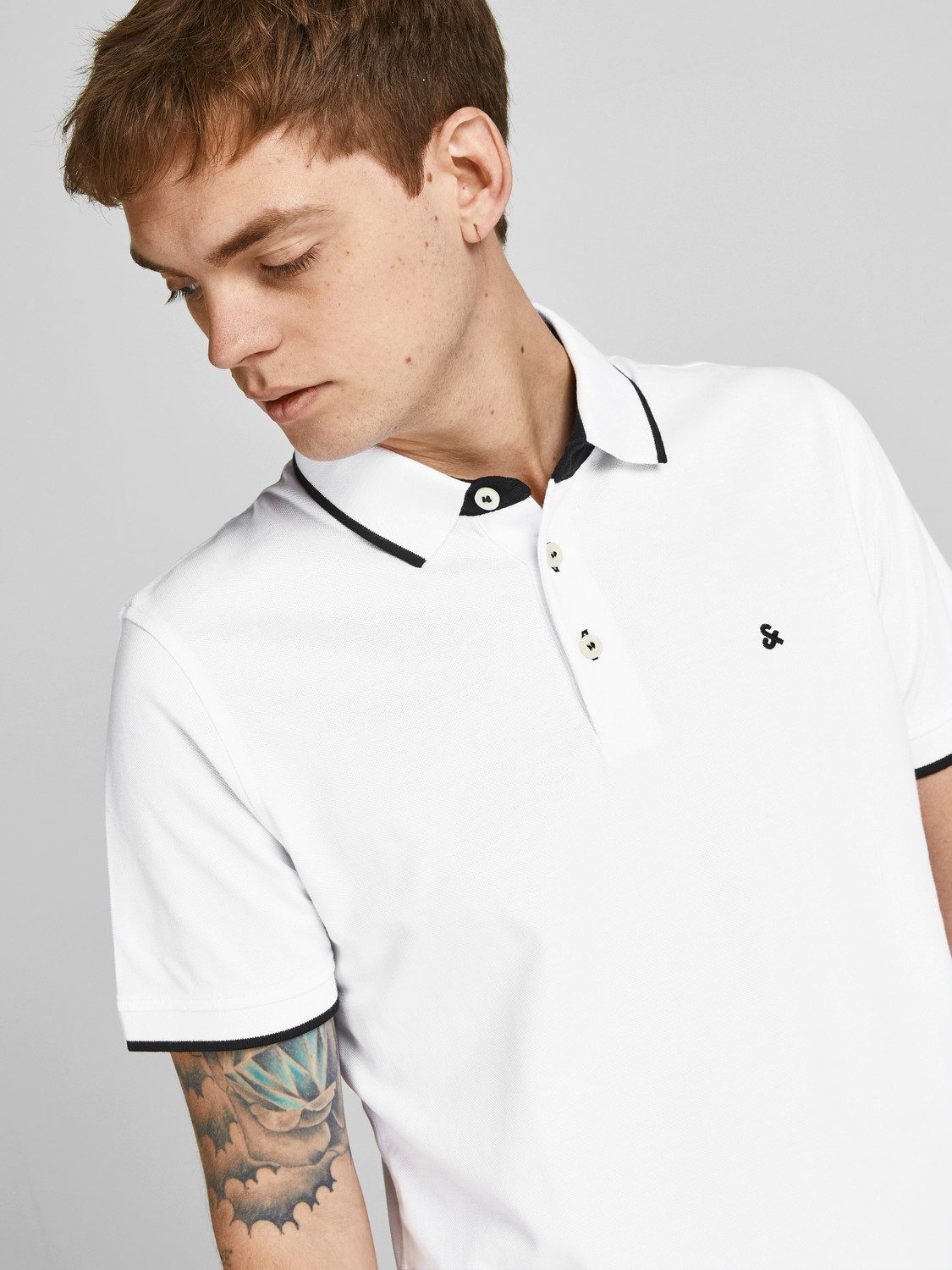 Jack & Jones Poloshirt JJEPAULOS POLO SS 2PK MP NOOS (2-delig, Set van 2)
