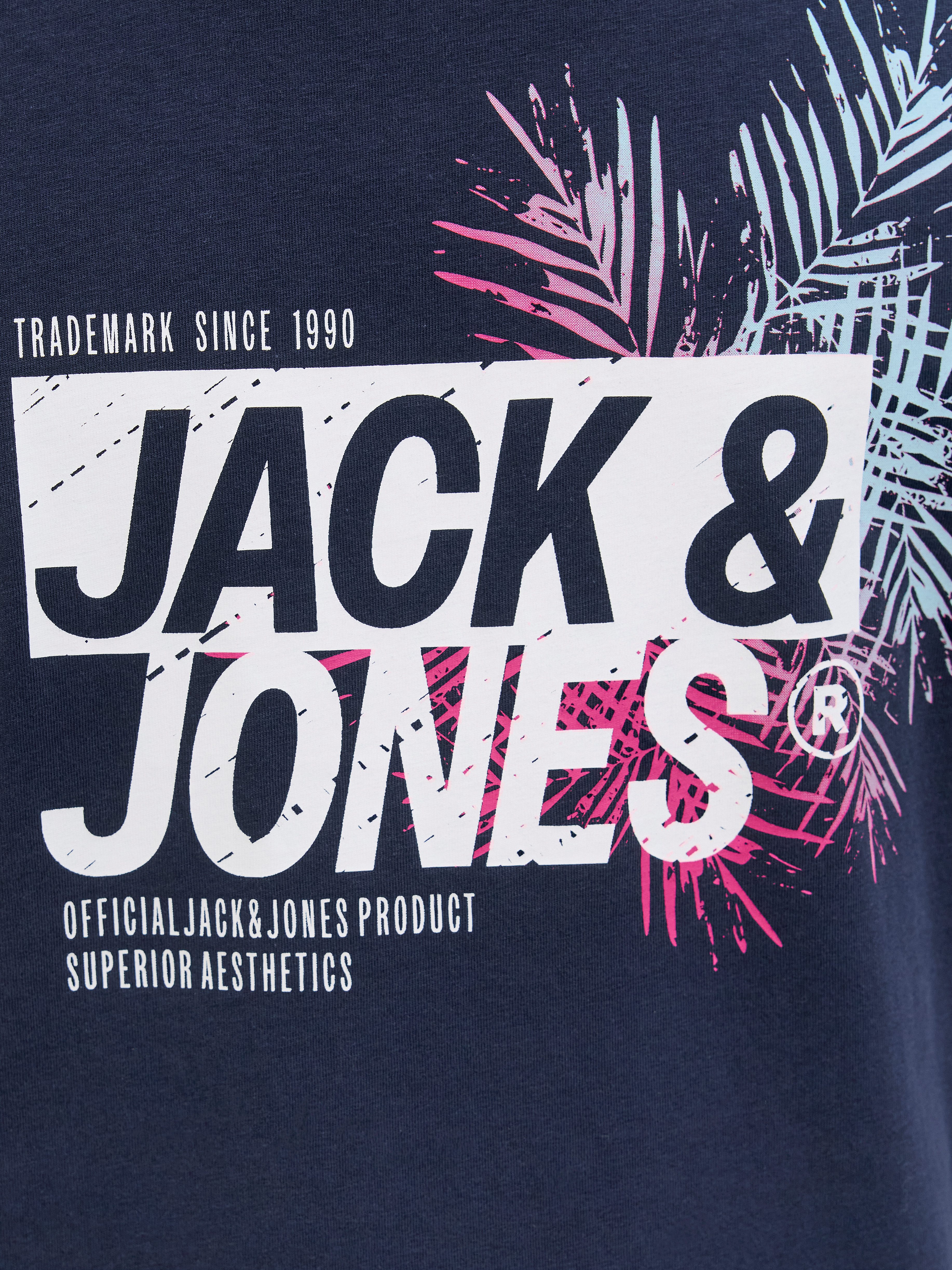 Jack & Jones PlusSize Shirt met ronde hals JJJAXON TEE SS CREW NECK PLS