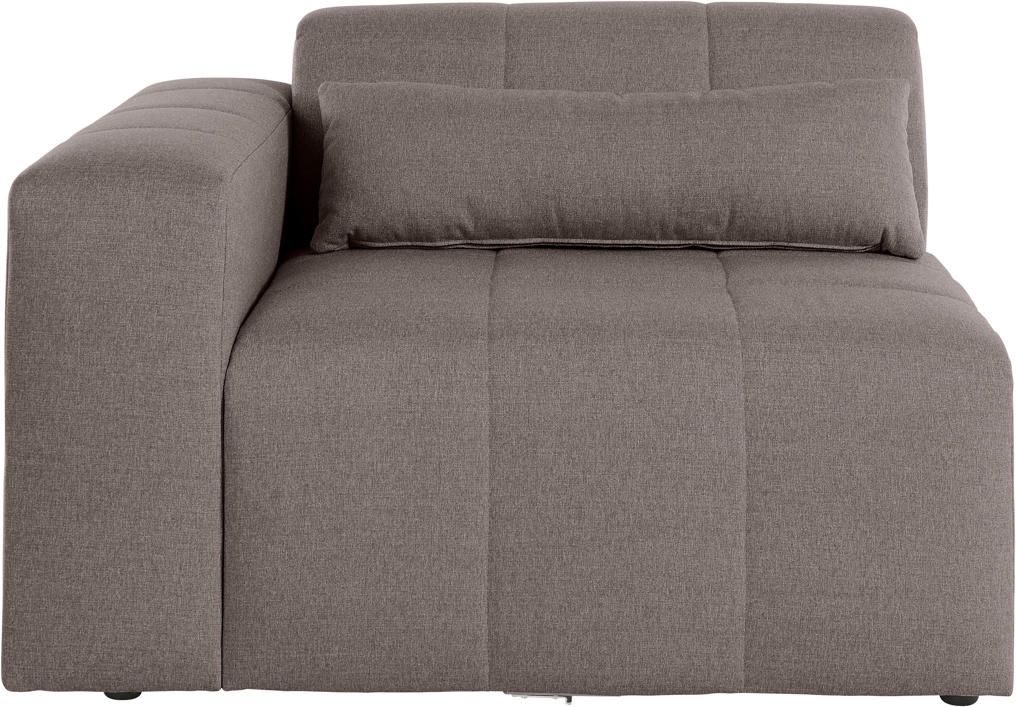 LeGer Home by Lena Gercke Sofaelement Maileen Module fauteuil met armleuning, te verbinden met andere modules van de serie