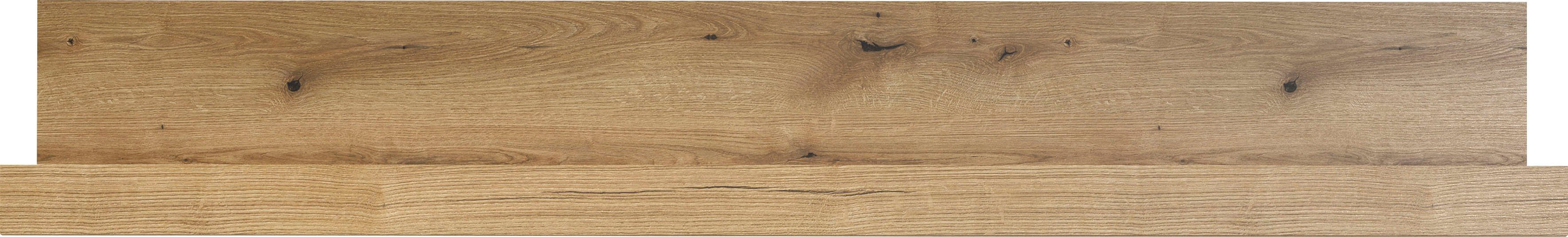 Home affaire Wandplank Gent Ideaal voor decoraties - gemonteerd (B/D/H): 180x26x31 cm (1 stuk)