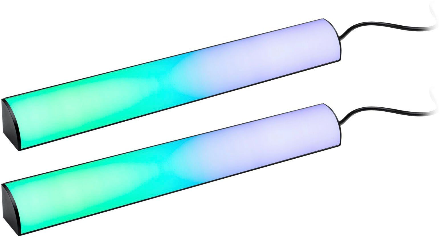 Paulmann Led-strepen EntertainLED Lightbar Dynamic Rainbow RGB 30x30mm 2x0,6W 2x24lm (1 stuk)