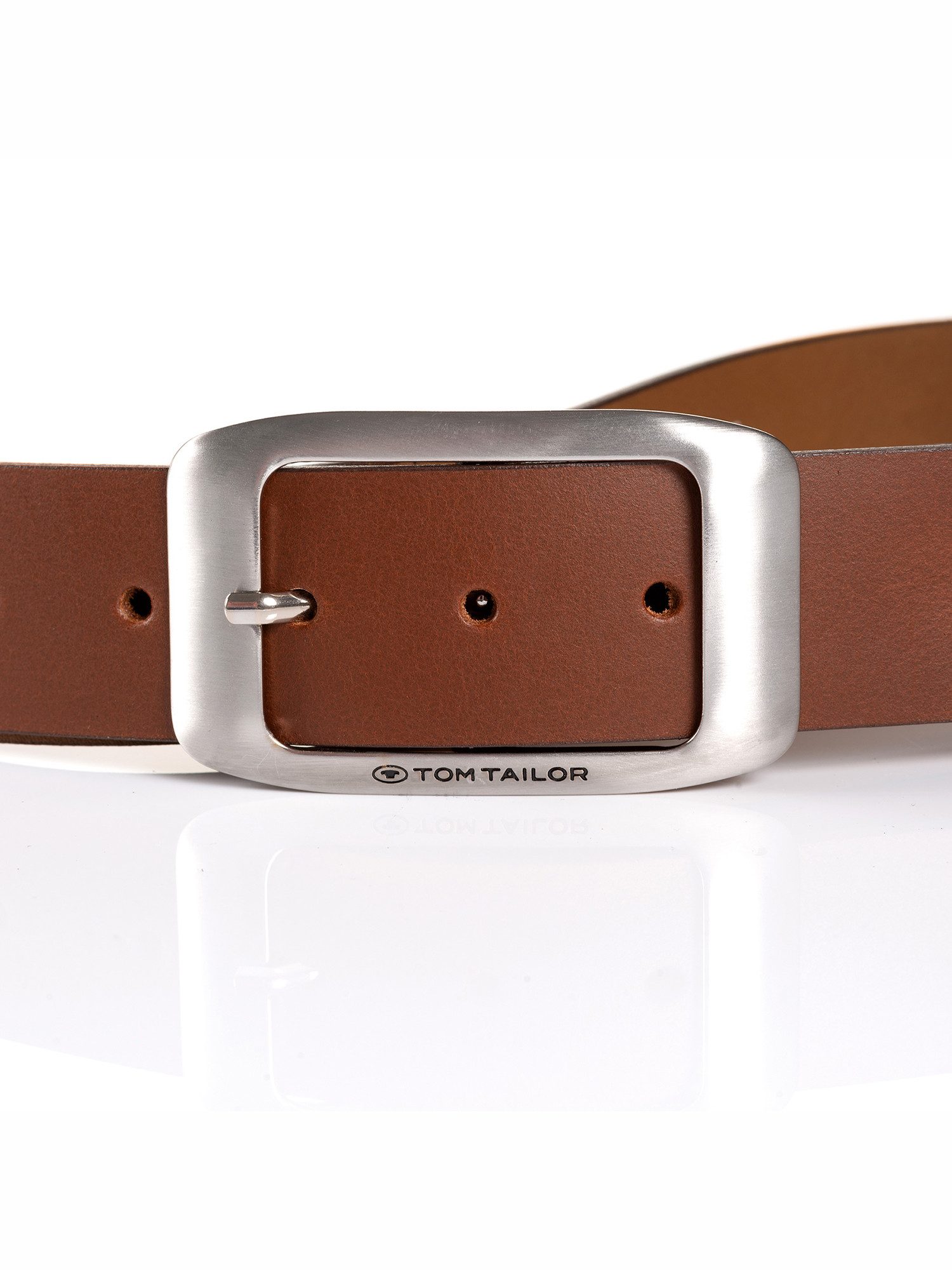 Tom Tailor Leren riem TTAMY 4 cm brede damesriem, modieus veelzijdig