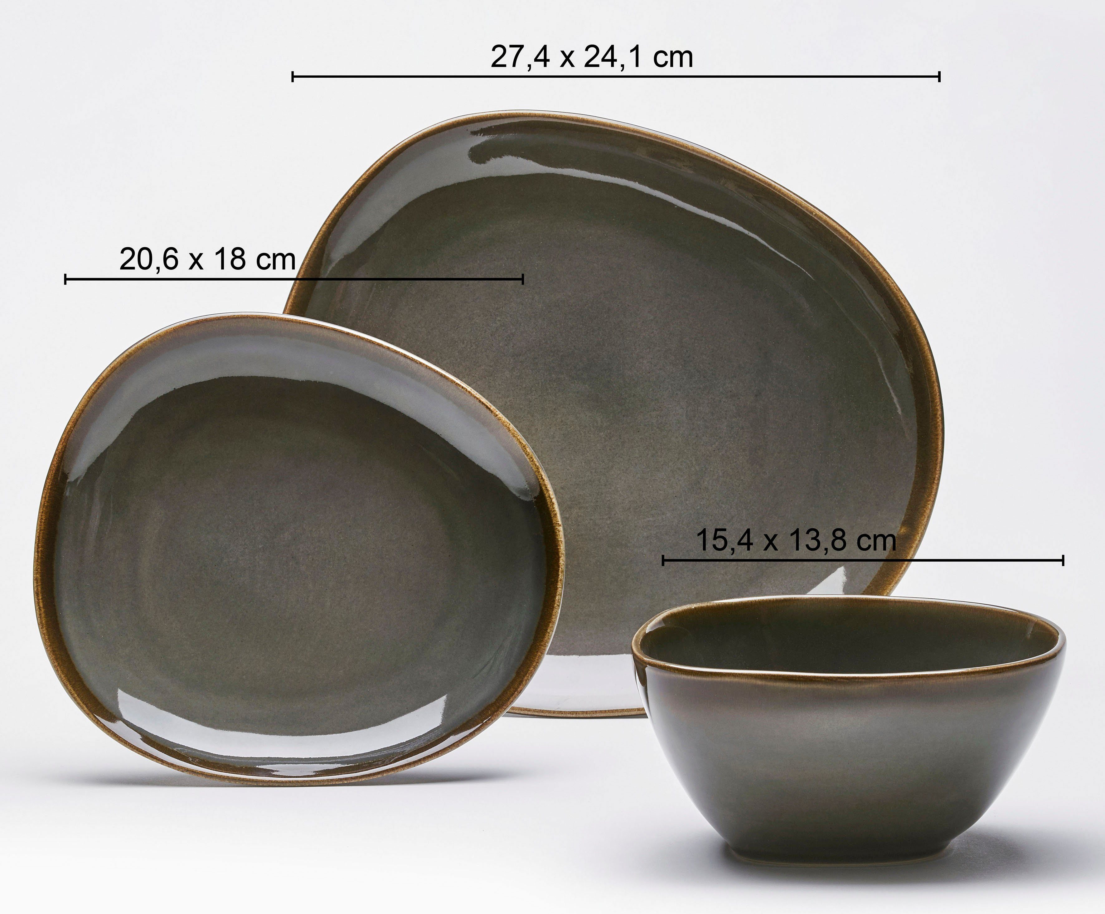 van Well Servies Sintra robust, perfect voor dagelijks gebruik (set, 8-delig)