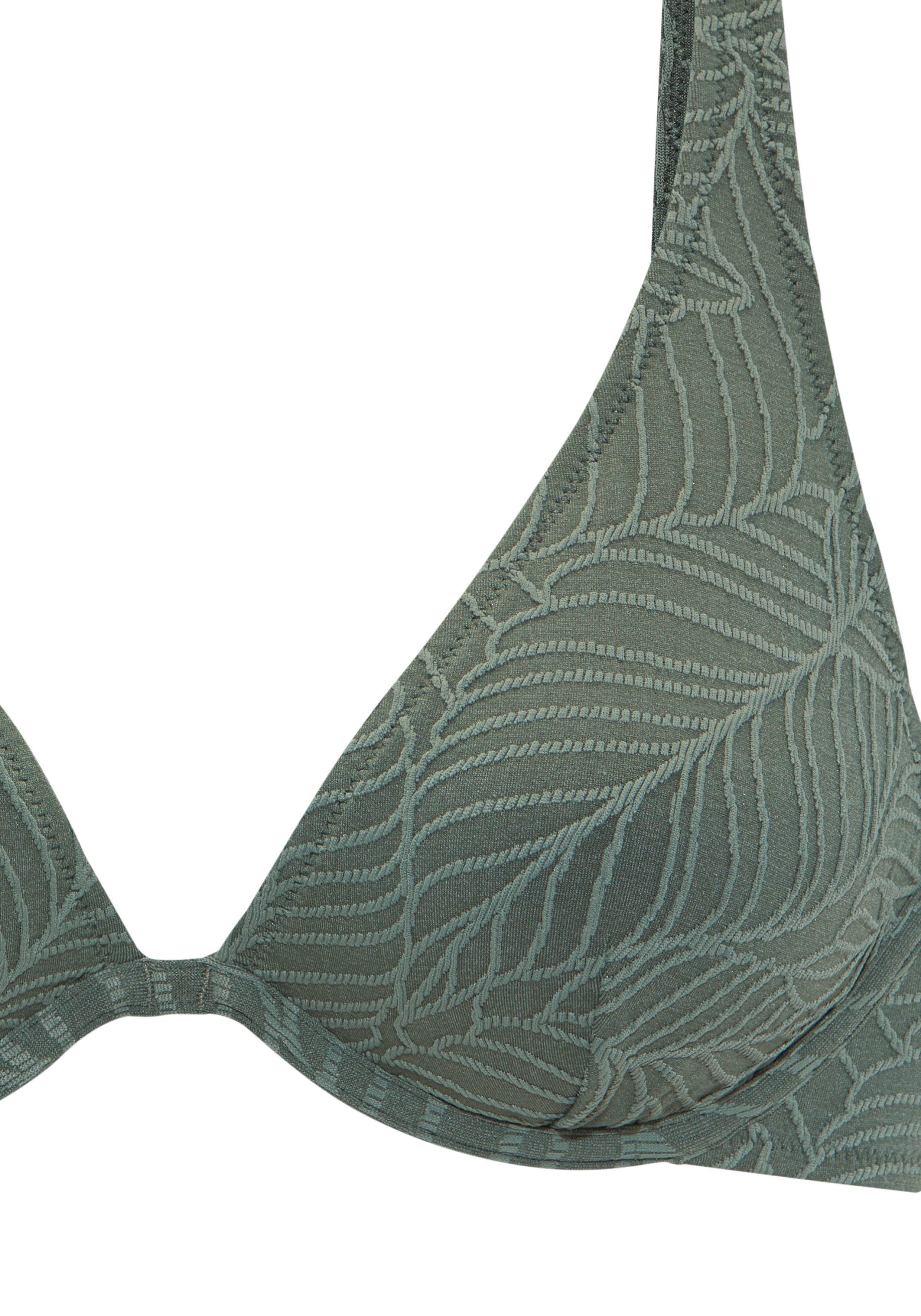 Lascana Beugelbikinitop Fay van elegante structuurstof
