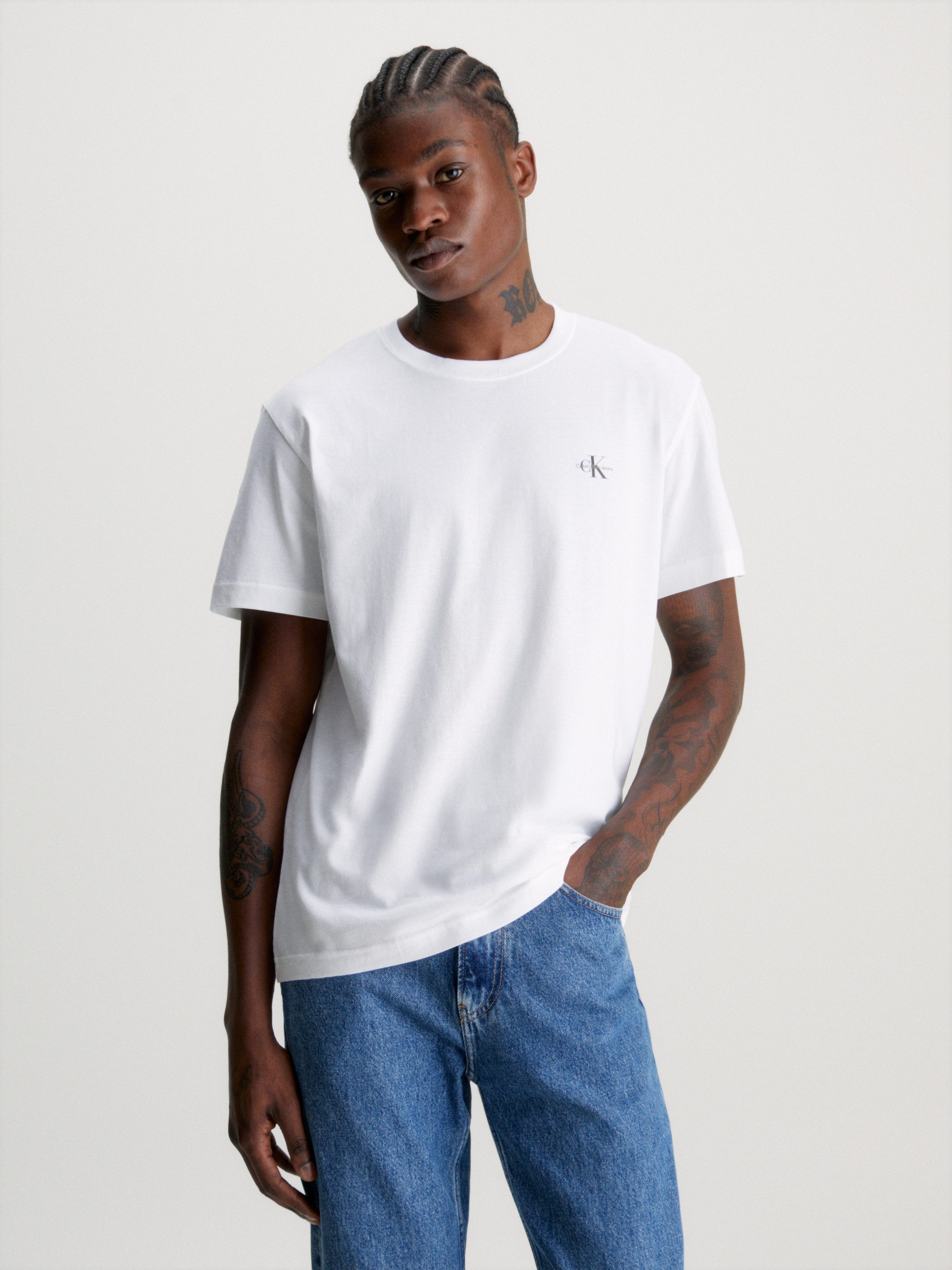 Calvin Klein T-shirt 2 PACK MONOLOGO (Set van 2)