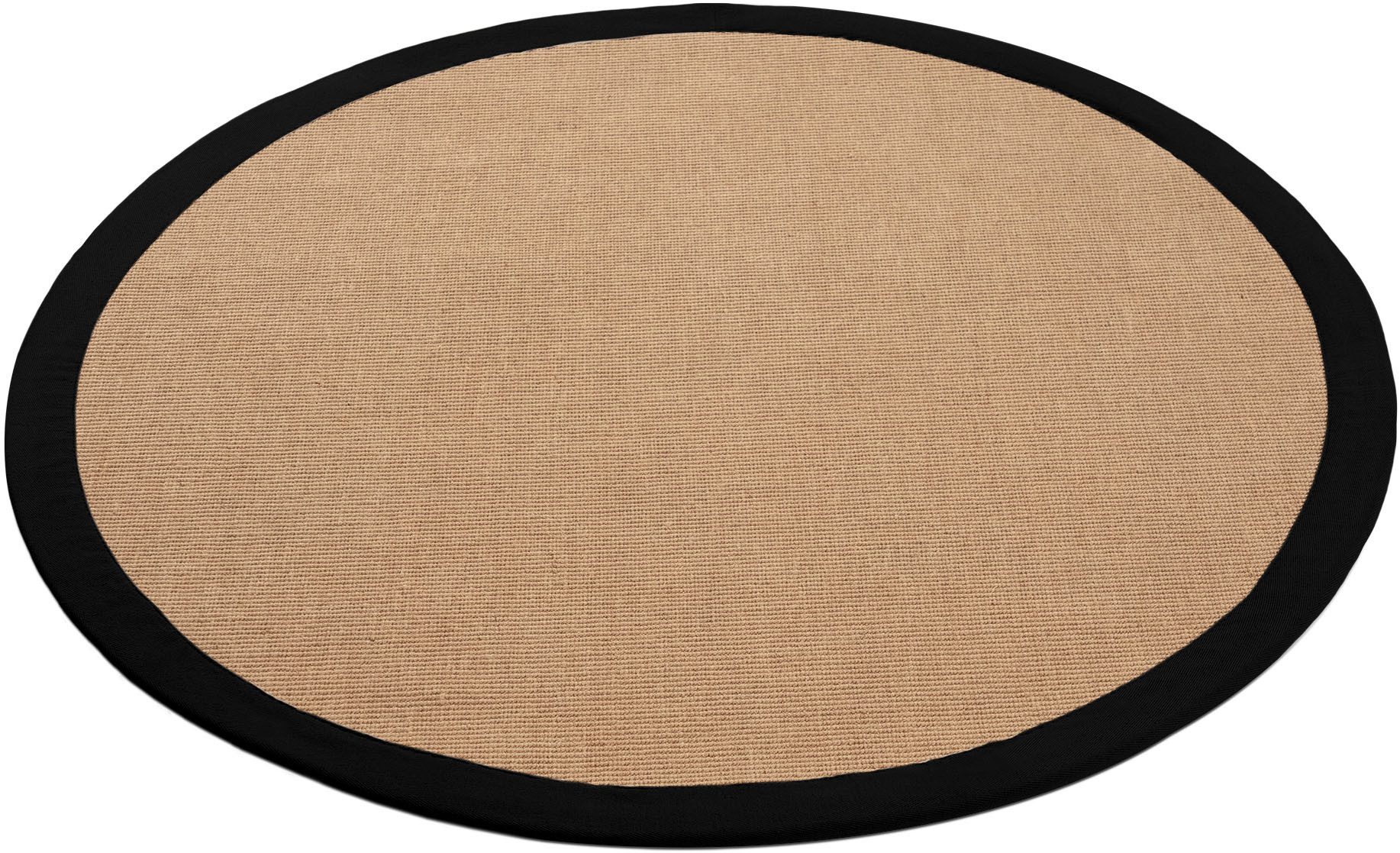 carpetfine Sisalkleed Sisal met gekleurd randdessin, antislip achterzijde
